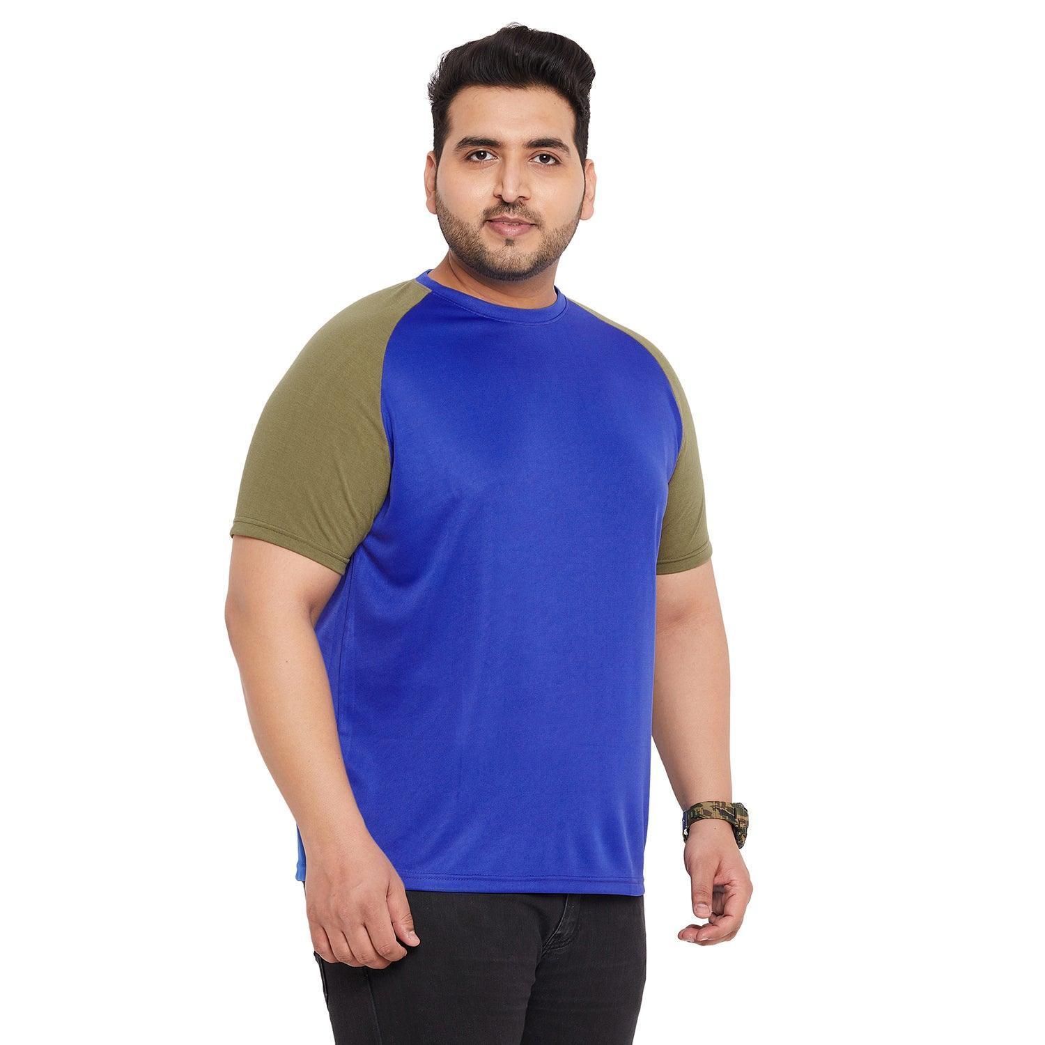 Men Plus Size Galilee Solid Round Neck Tshirt - Image 4