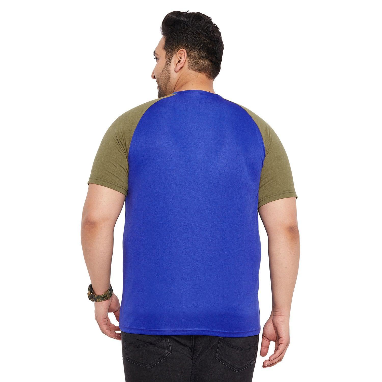 Men Plus Size Galilee Solid Round Neck Tshirt - Image 5