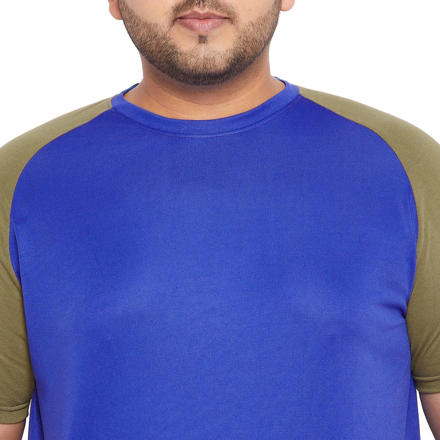 Men Plus Size Galilee Solid Round Neck Tshirt - Image 6