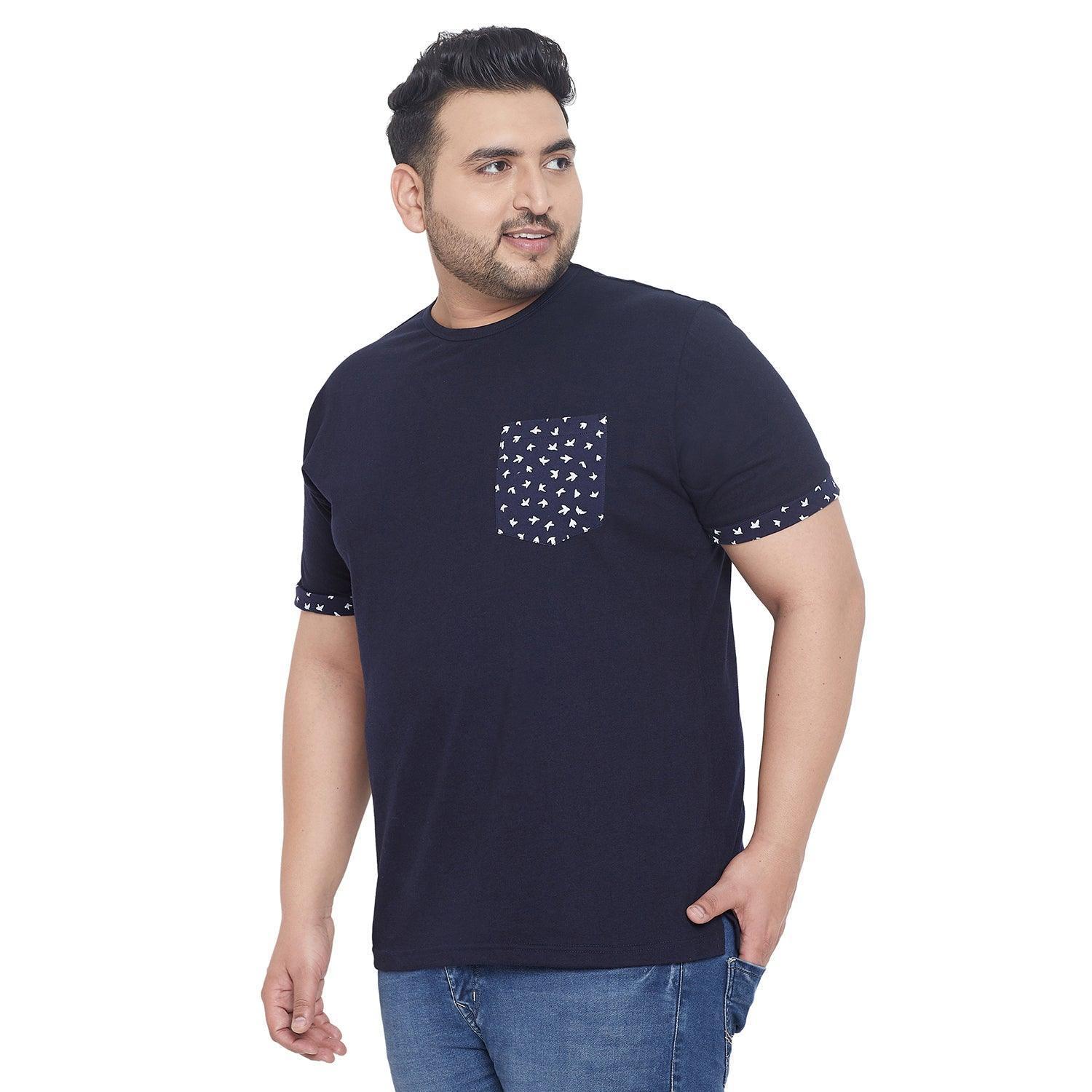 Men Plus Size Geoff Printed Round Neck Tshirt - Image 3
