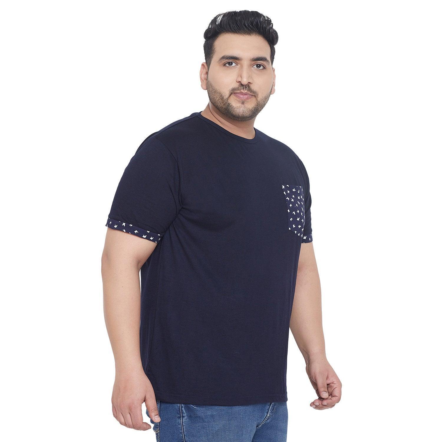 Men Plus Size Geoff Printed Round Neck Tshirt - Image 4