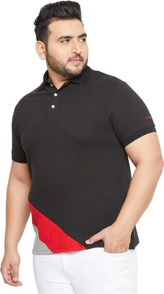 Men Plus Size Goldcoast Colorblock Polo Tshirt - Image 3