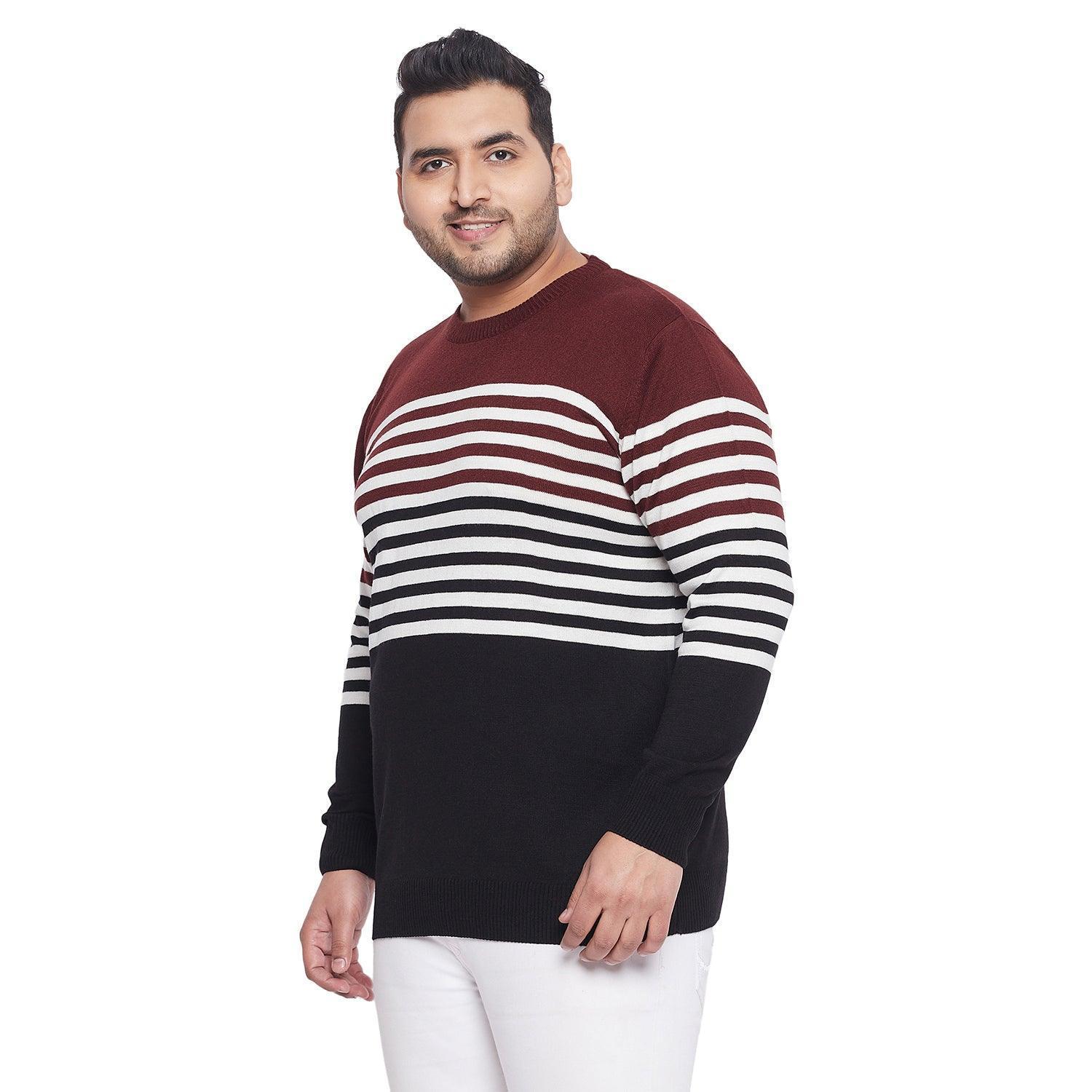 Men Plus Size Gordon Colorblock Sweater - Image 3