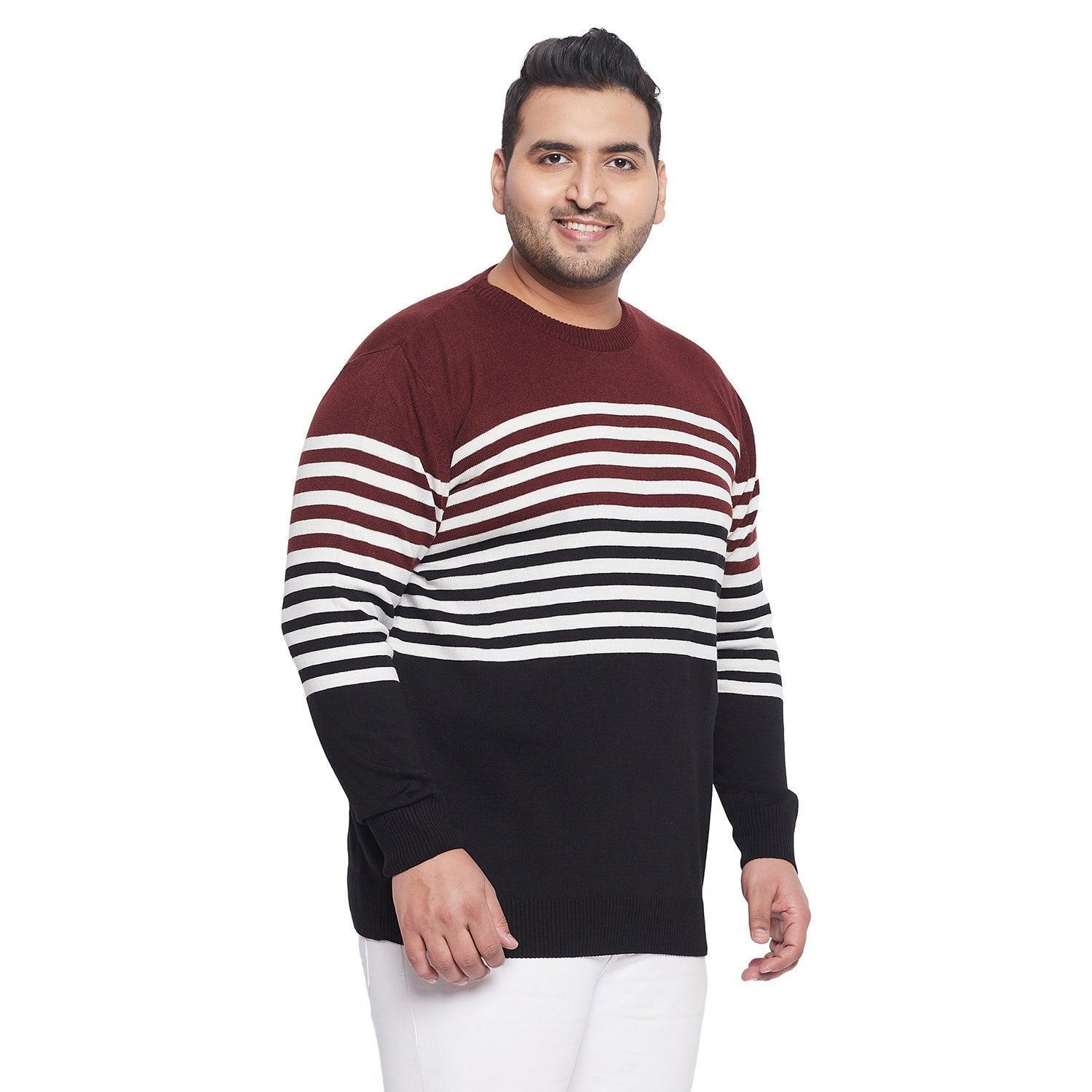Men Plus Size Gordon Colorblock Sweater - Image 4