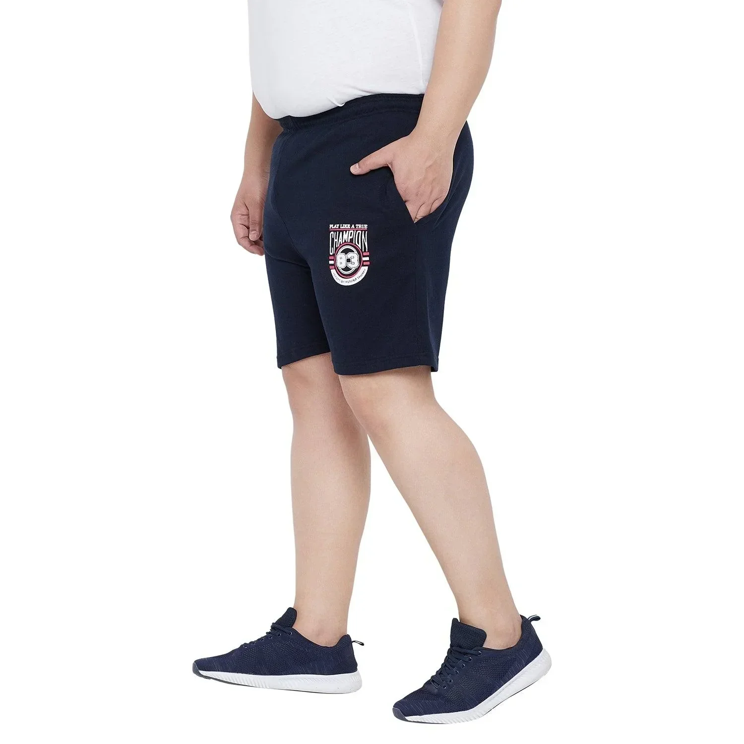 Men Plus Size Grace Solid Shorts - Image 3