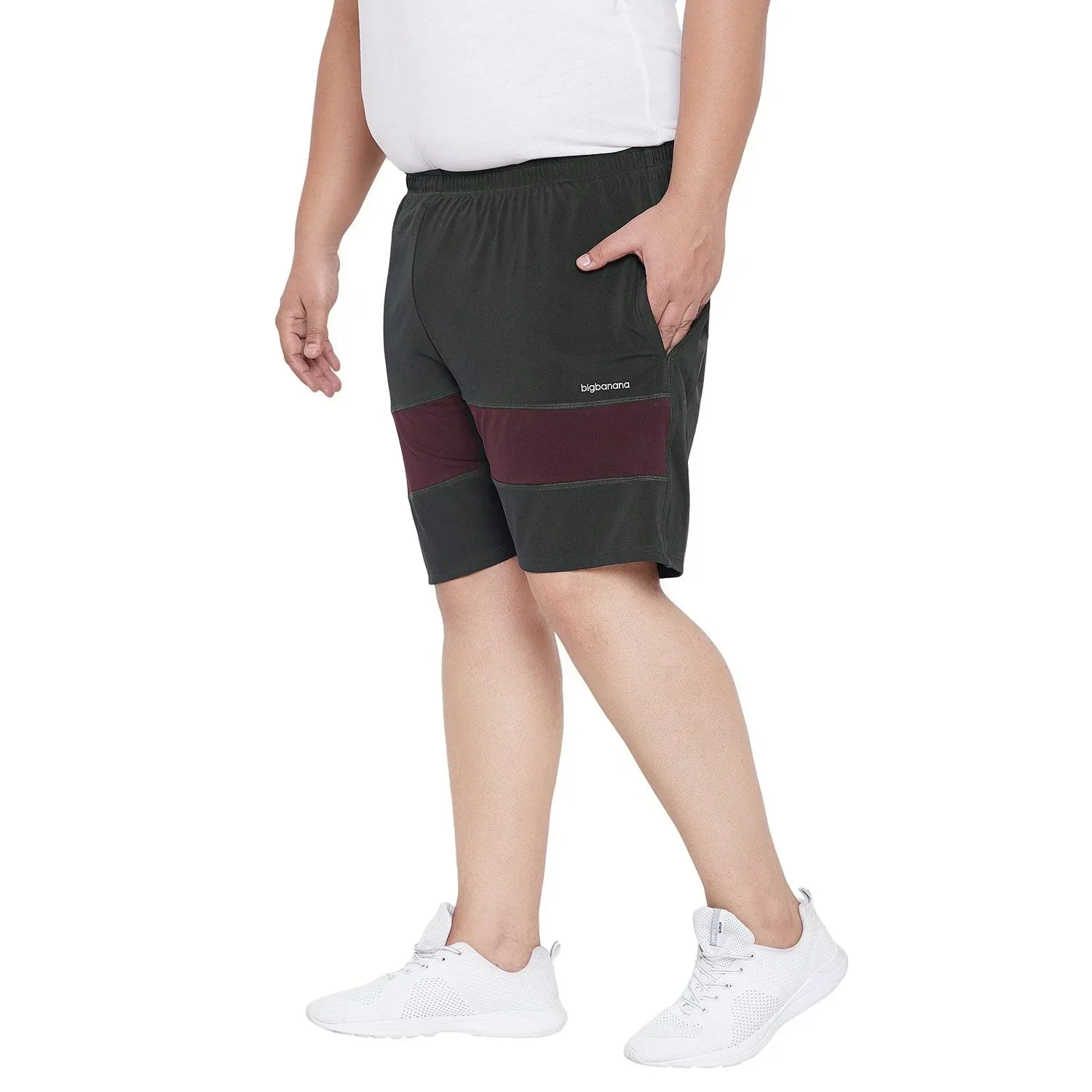 Men Plus Size Gypsy Solid Shorts - Image 3