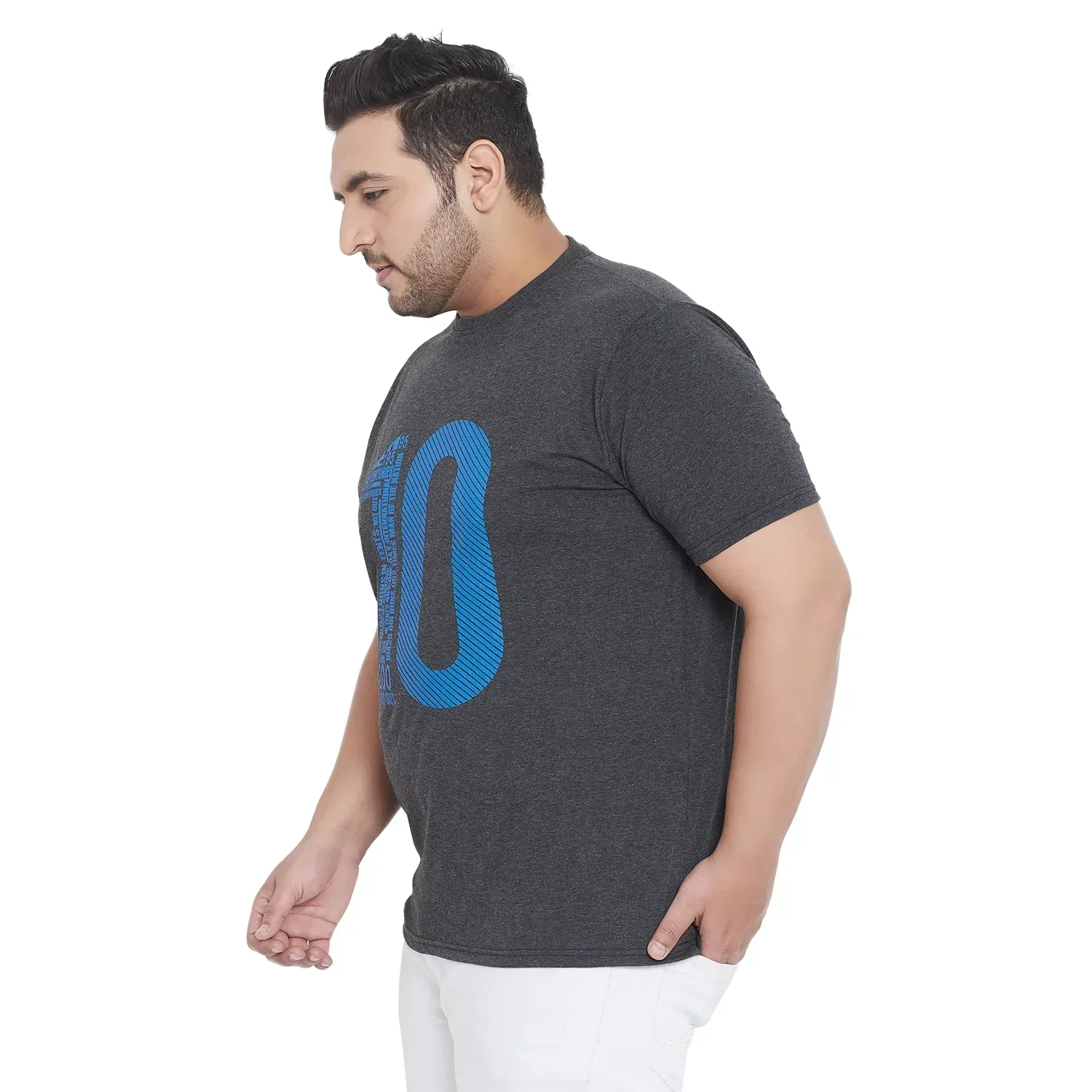 Men Plus Size Harper Printed Round Neck - Image 3