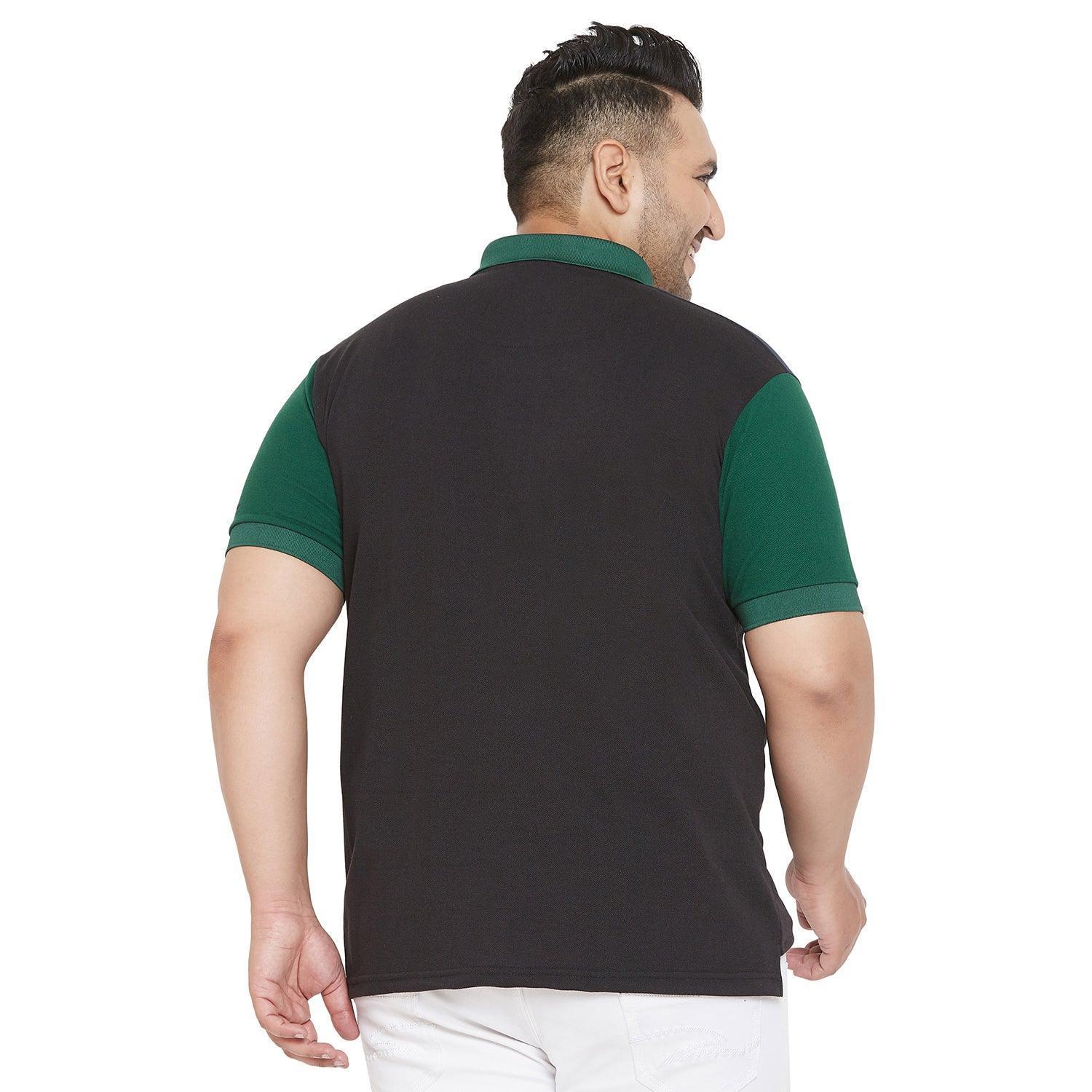 Men Plus Size Kepter Colorblock Polo Tshirt - Image 5