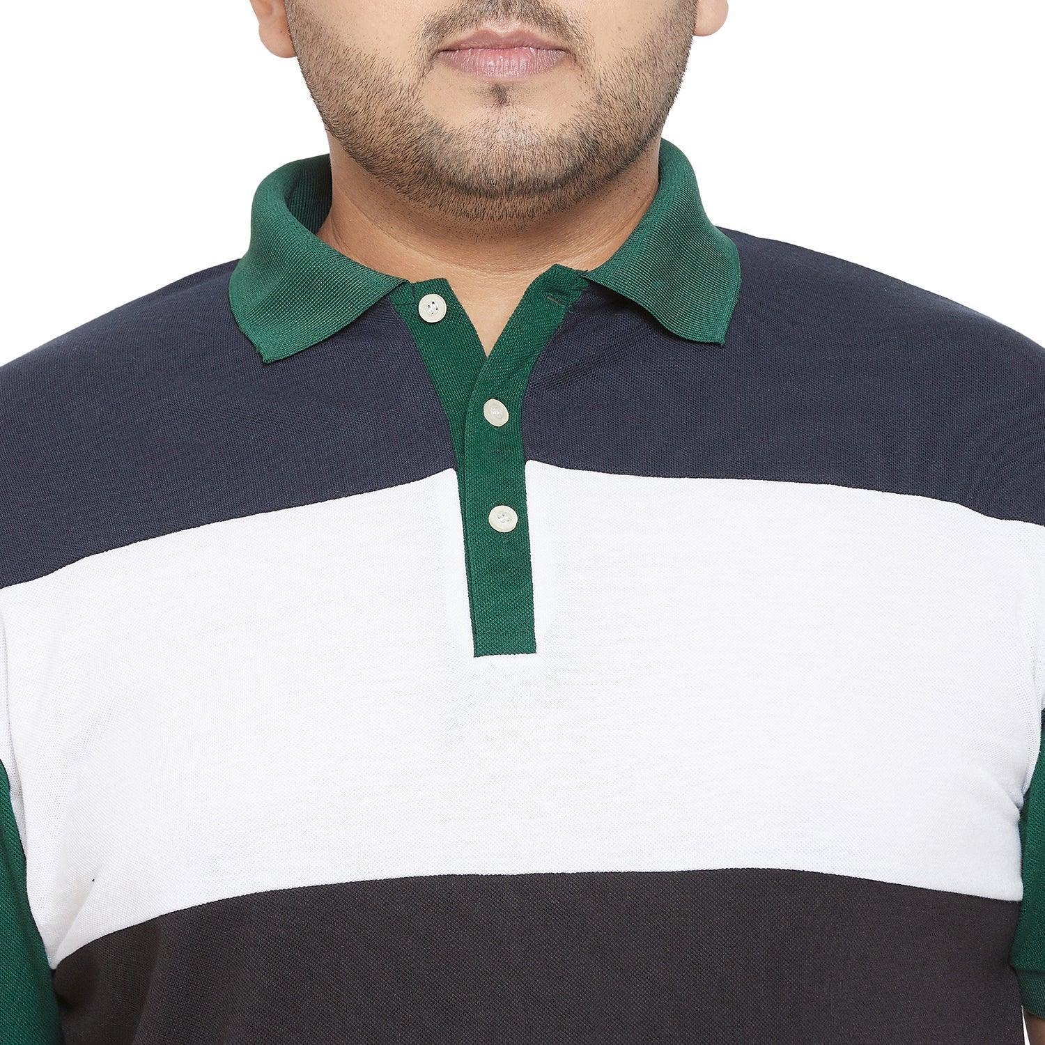 Men Plus Size Kepter Colorblock Polo Tshirt - Image 6