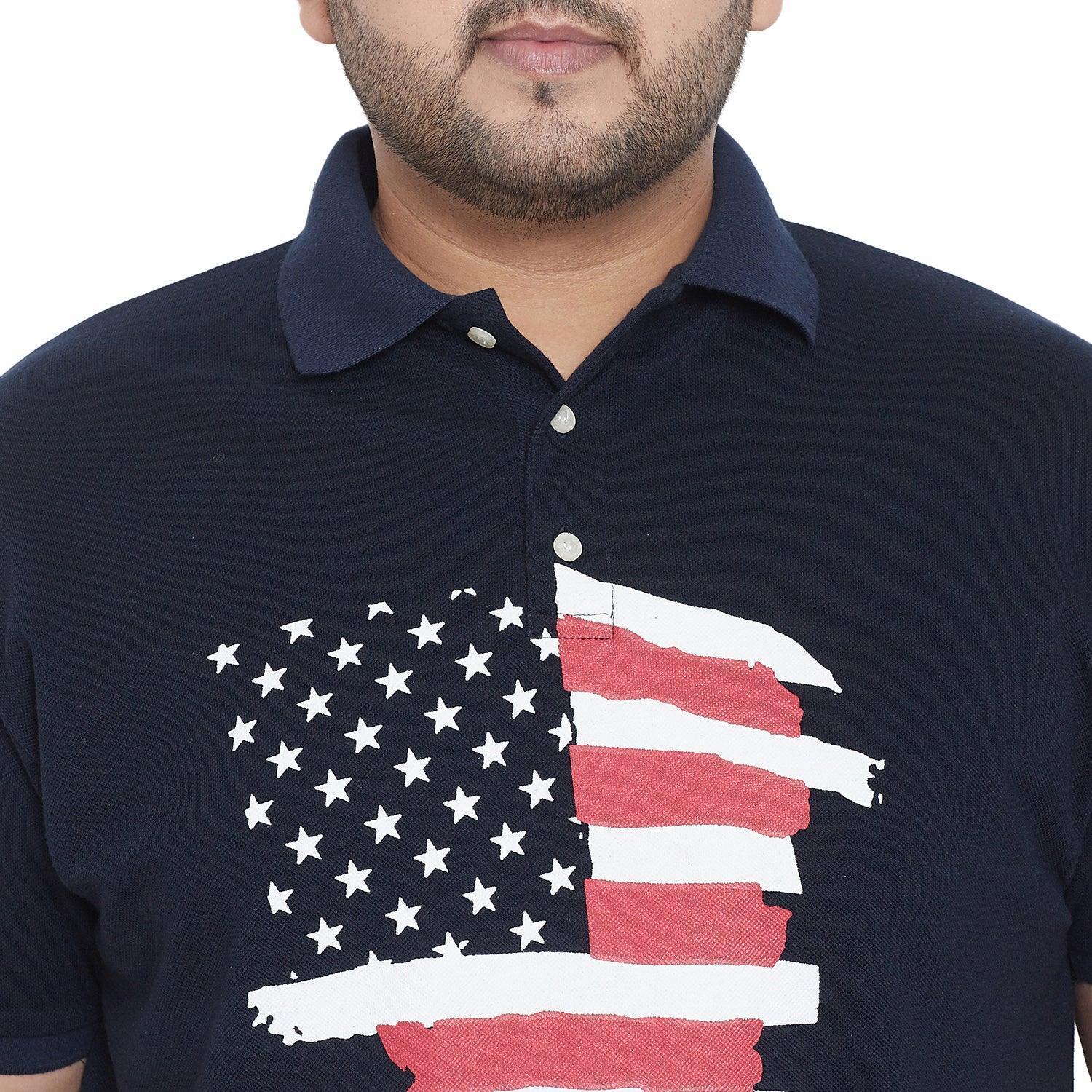 Men Plus Size Landon Printed Polo Tshirt - Image 6