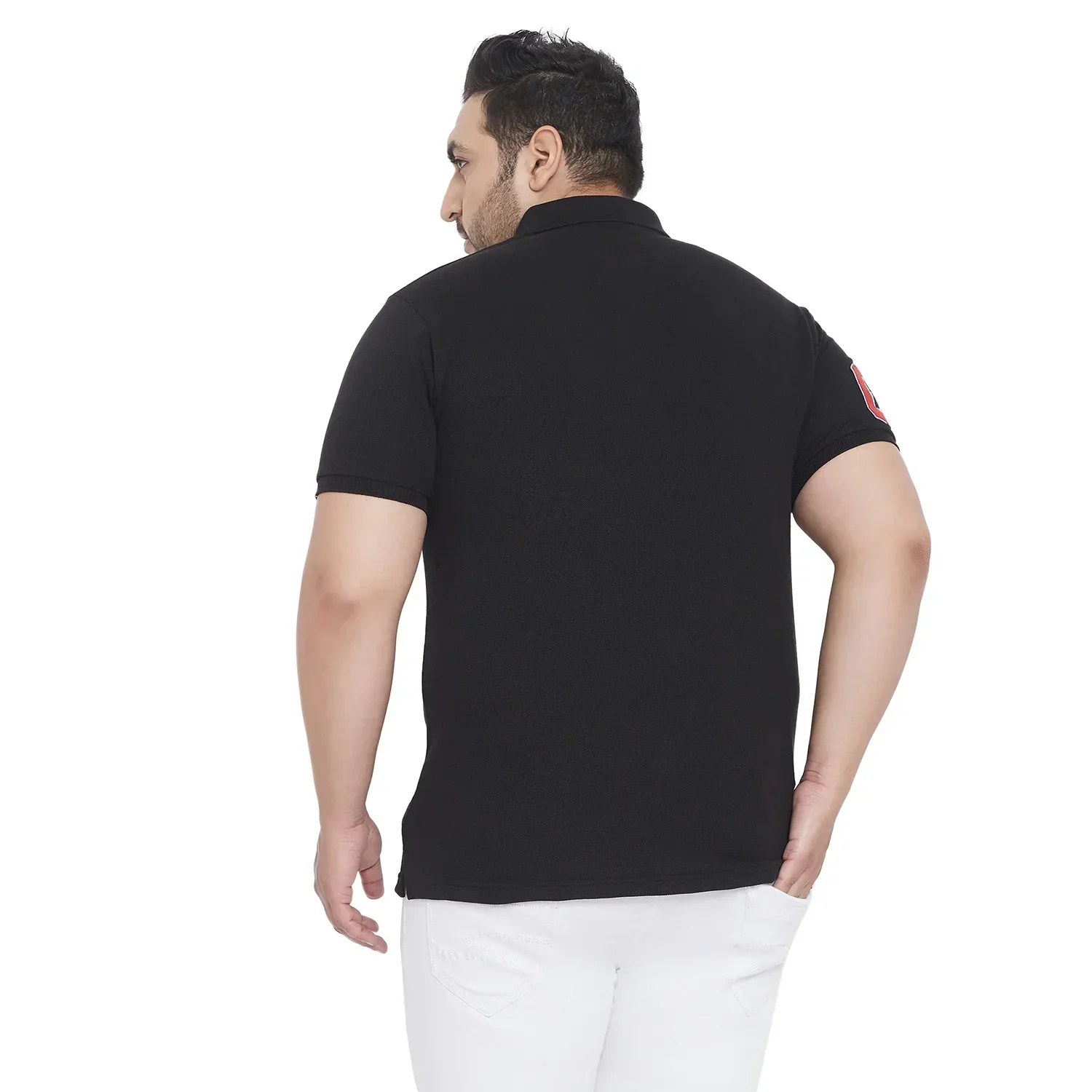 Men Plus Size Leeton Solid Polo Tshirt - Image 5