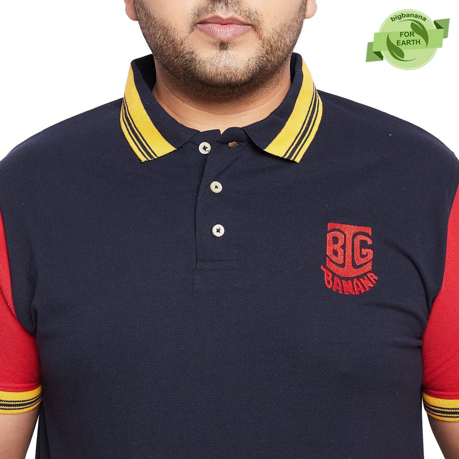 Men Plus Size Mathew-NB Colorblock Polo Tshirt - Image 6