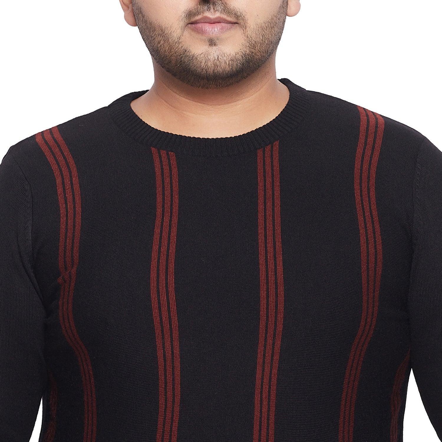 Men Plus Size Maurice Striped Sweater - Image 6