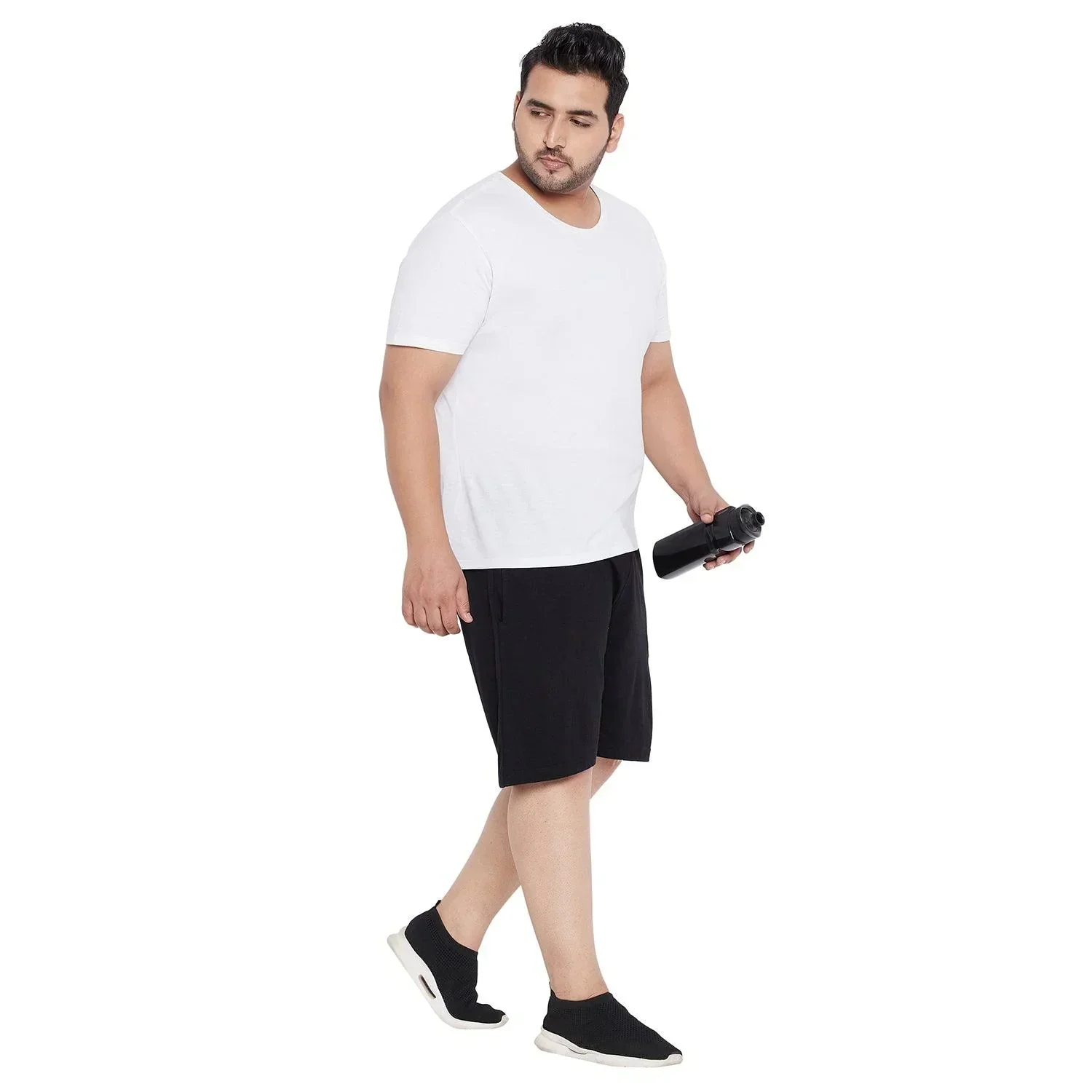 Men Plus Size Milan-BL Solid Shorts - Image 2