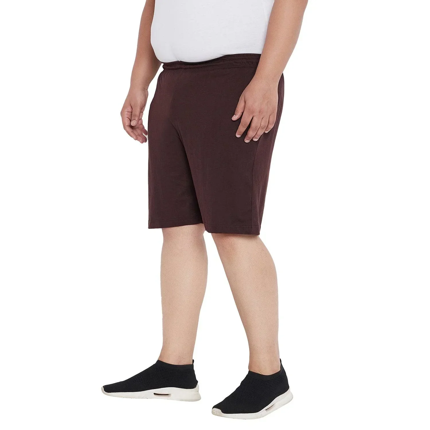 Men Plus Size Milan-BN Solid Shorts - Image 3
