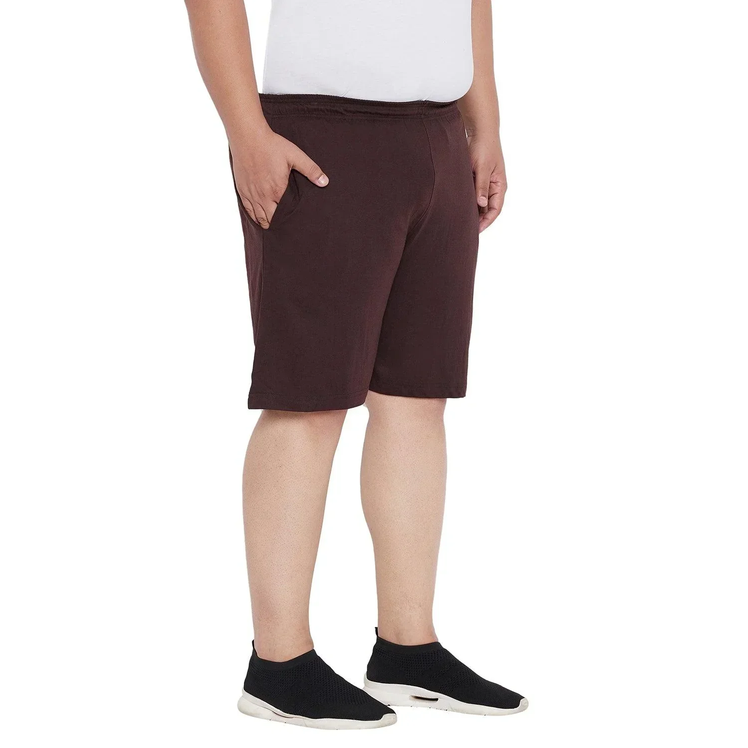Men Plus Size Milan-BN Solid Shorts - Image 4