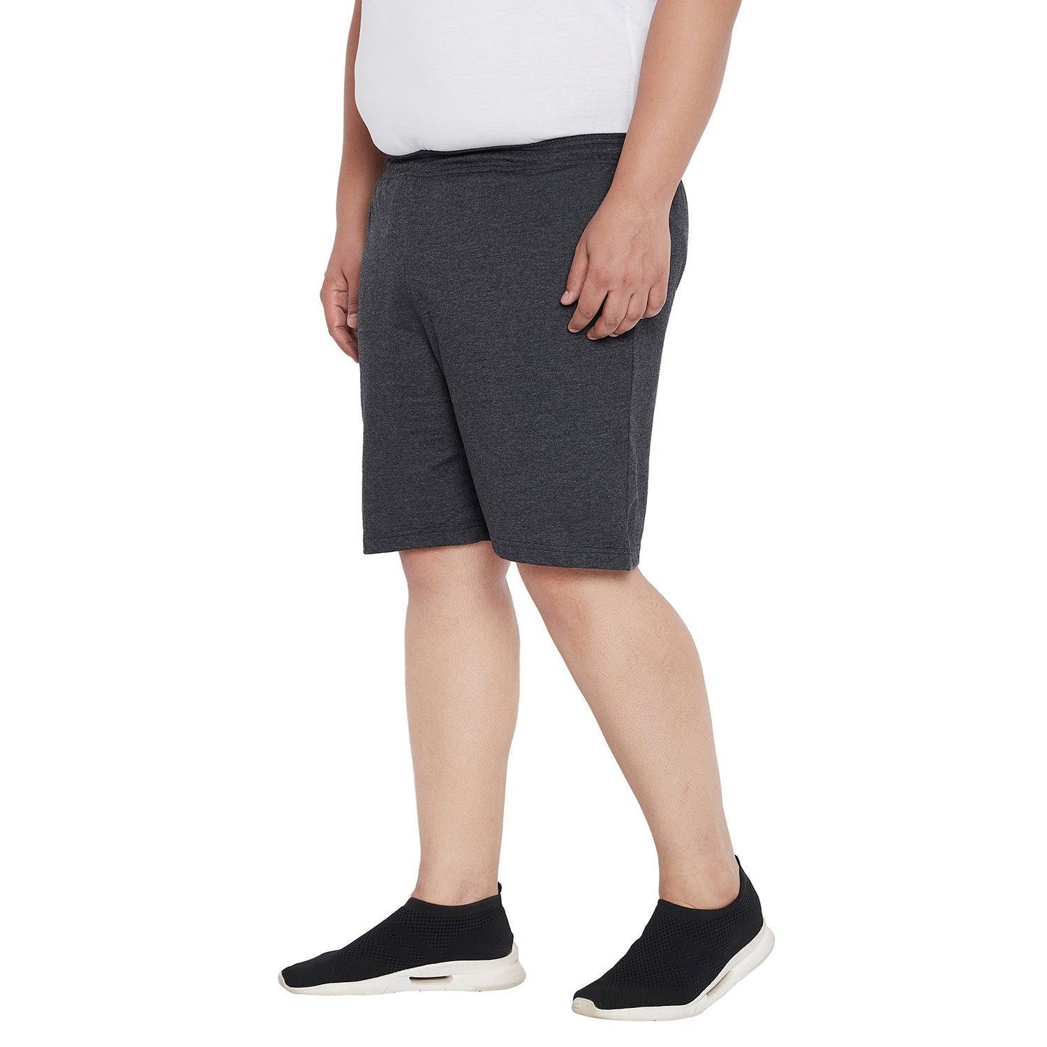 Men Plus Size Milan-DG Solid Shorts - Image 3