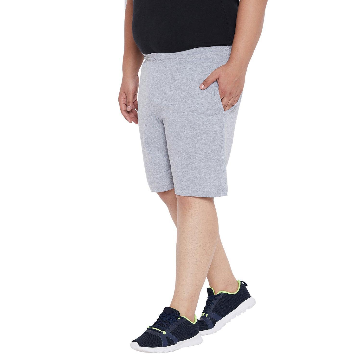 Men Plus Size Milan-LG Solid Shorts - Image 3