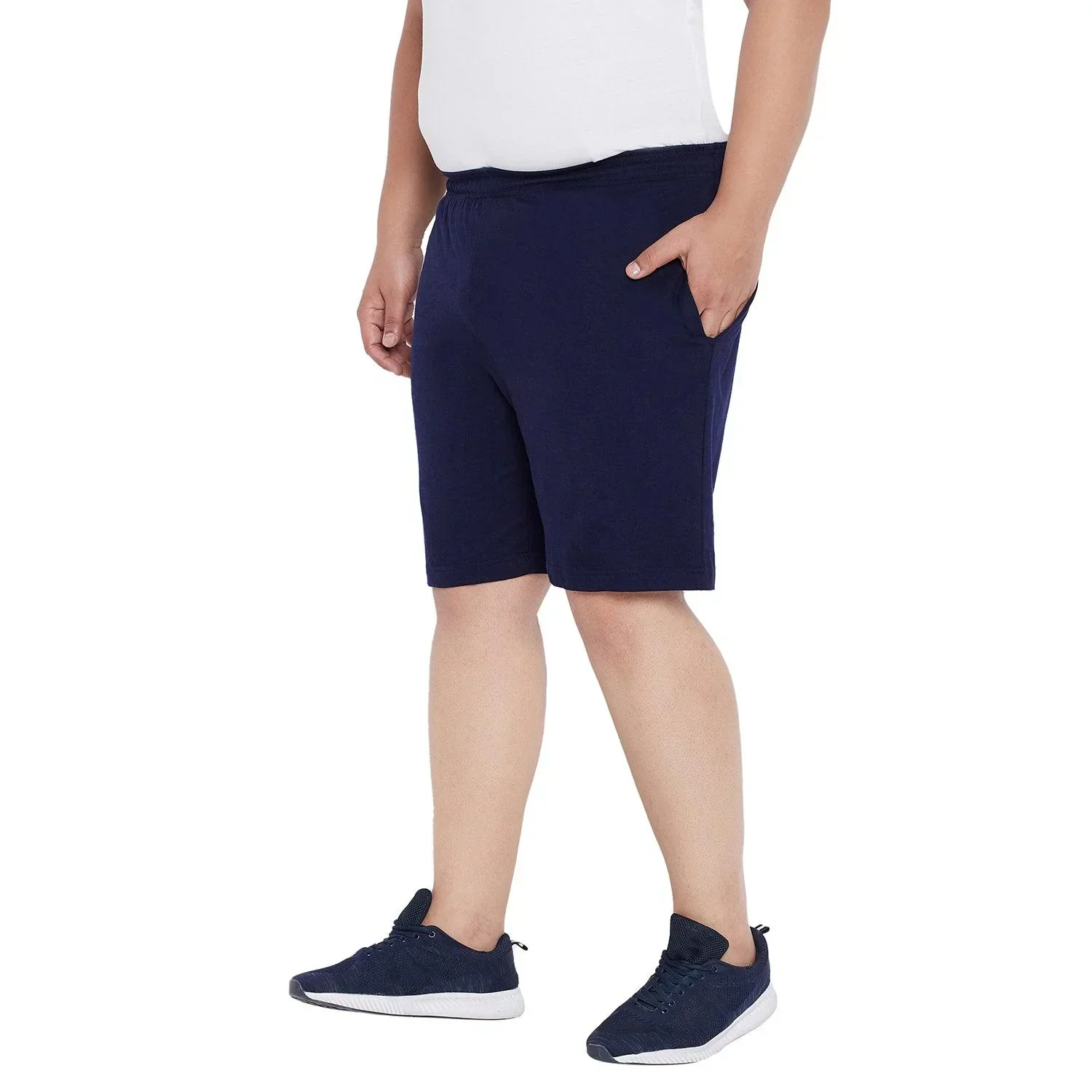 Men Plus Size Milan-NB Solid Shorts - Image 3