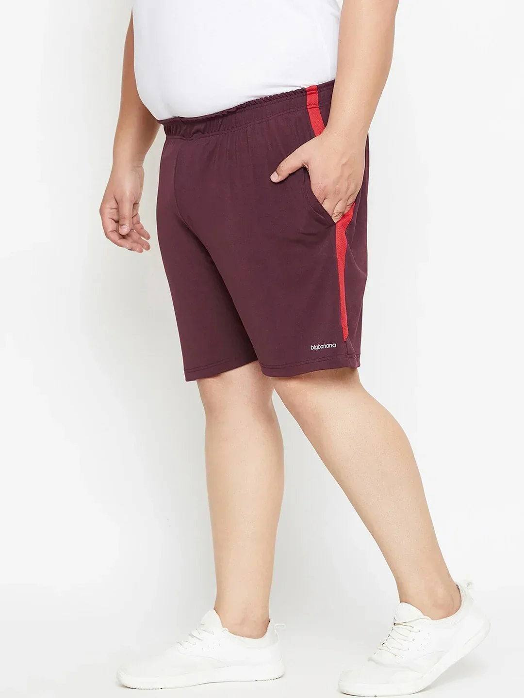 Men Plus Size Napier Solid Shorts - Image 3