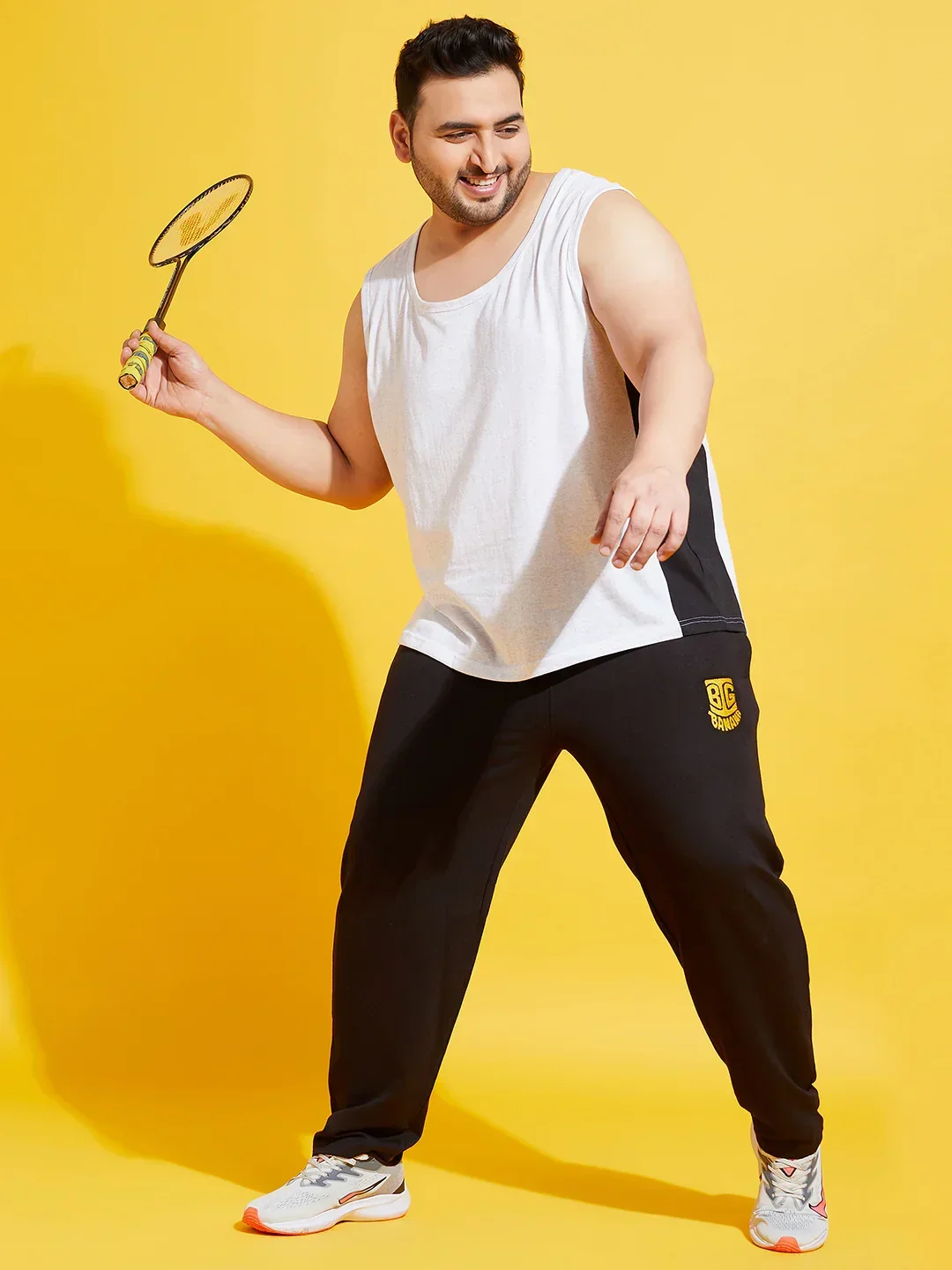 Men Plus Size Oxn-BL Solid Trackpant - Image 2