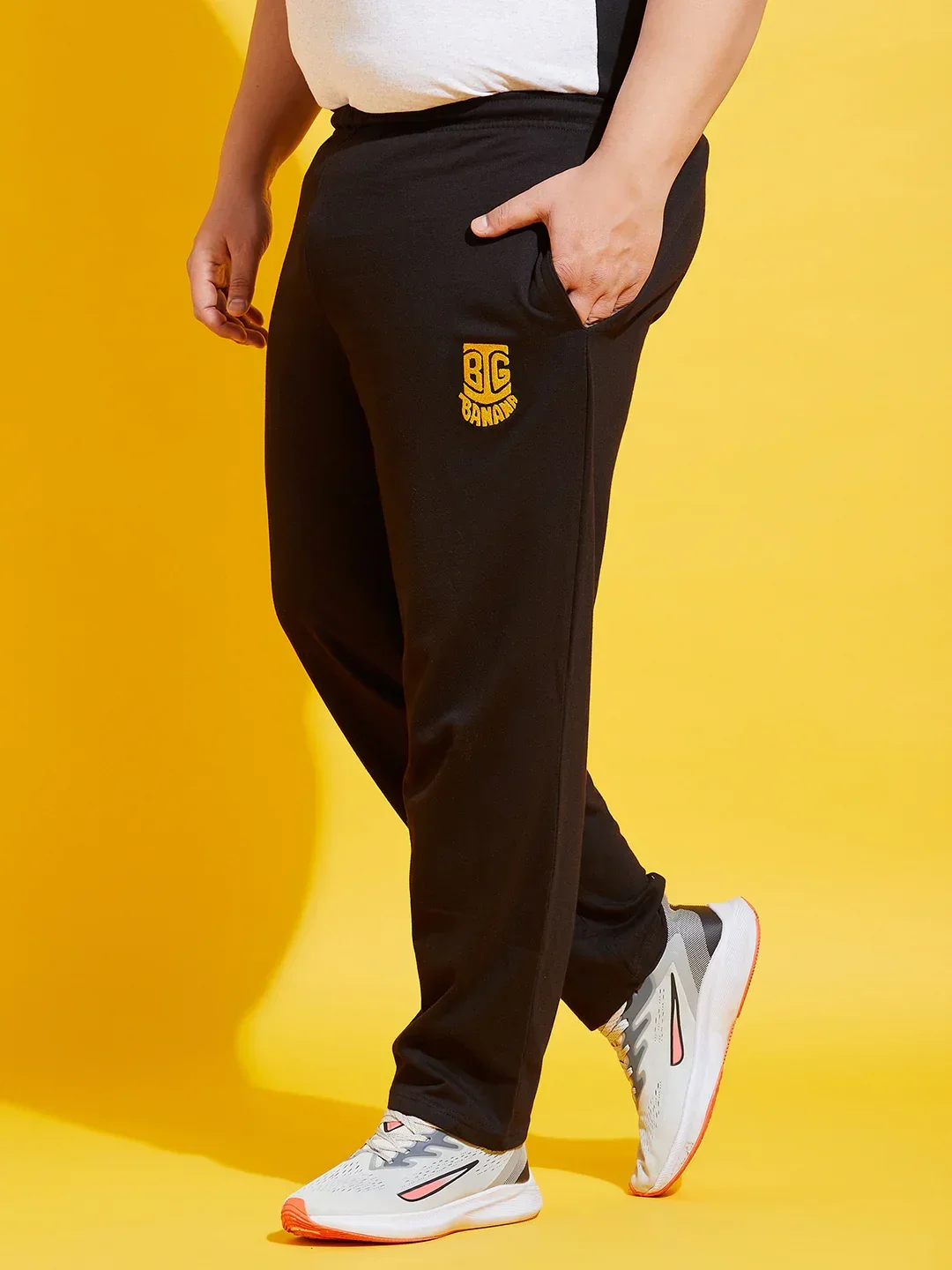 Men Plus Size Oxn-BL Solid Trackpant - Image 3