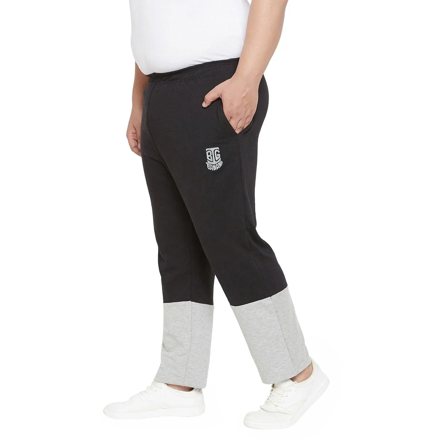 Men Plus Size Ravin Colorblock Trackpant - Image 3