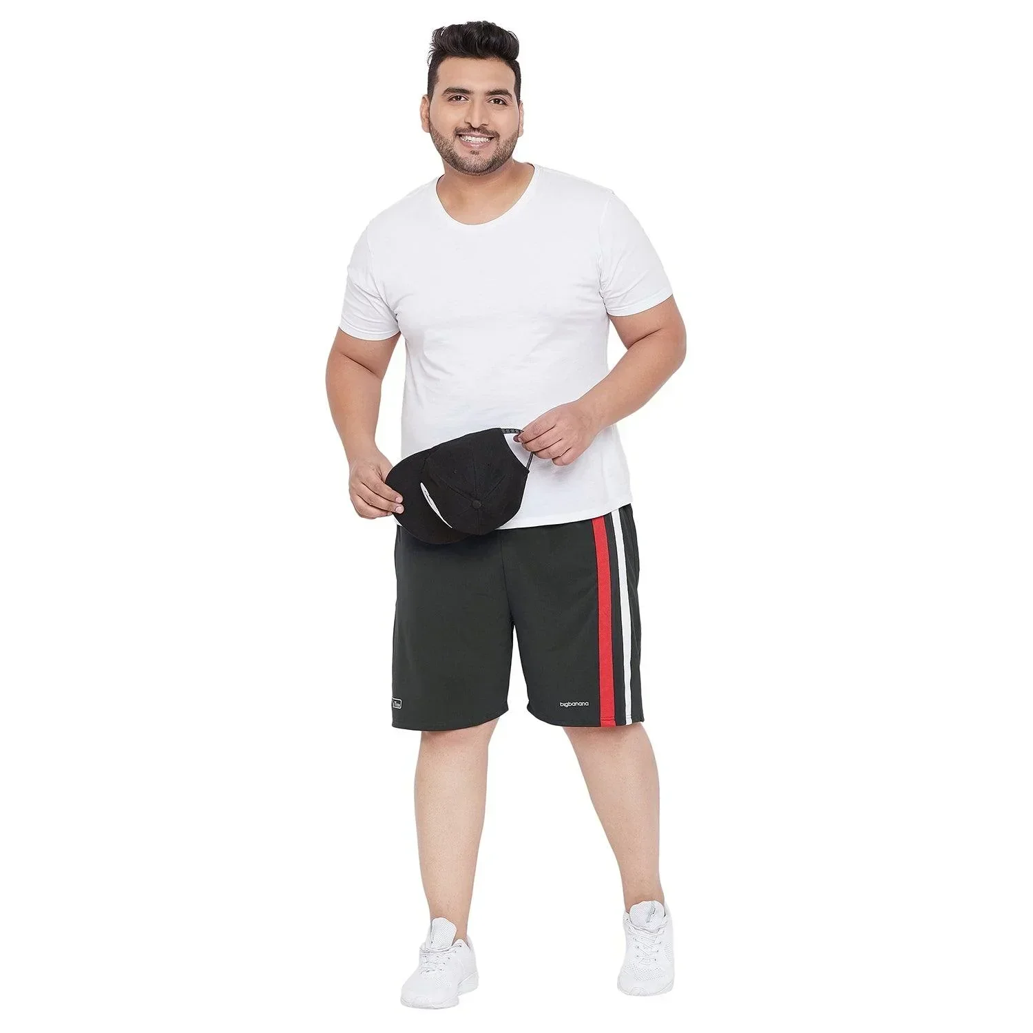 Men Plus Size Repton Solid Shorts - Image 2