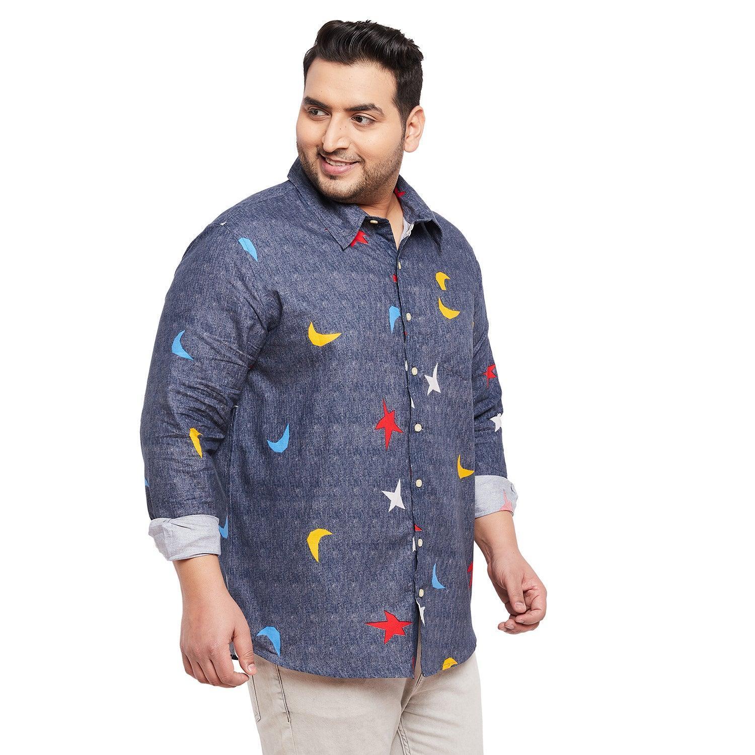 Men Plus Size Rodney Printed Shirt - Image 4