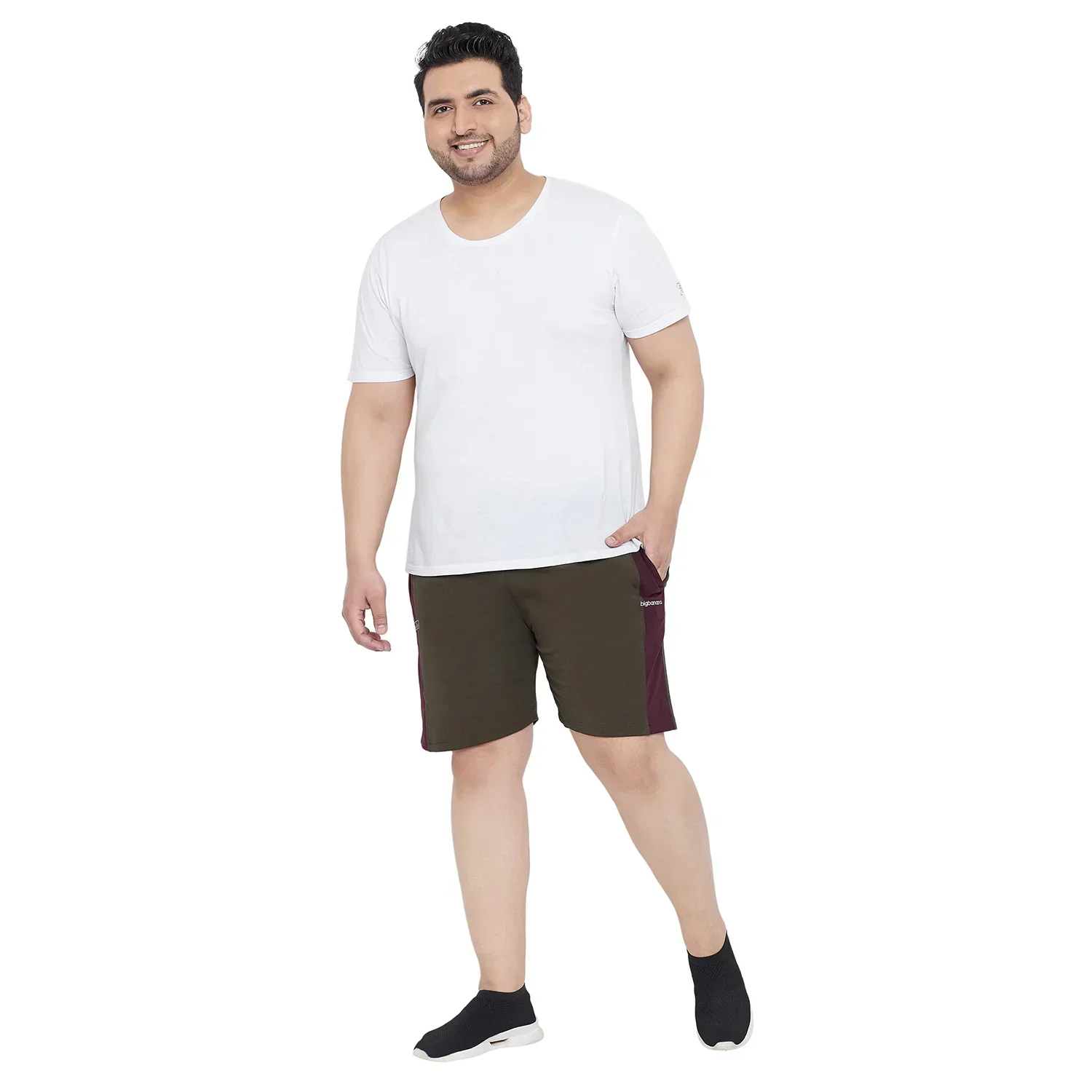 Men Plus Size Royle Solid Shorts - Image 2
