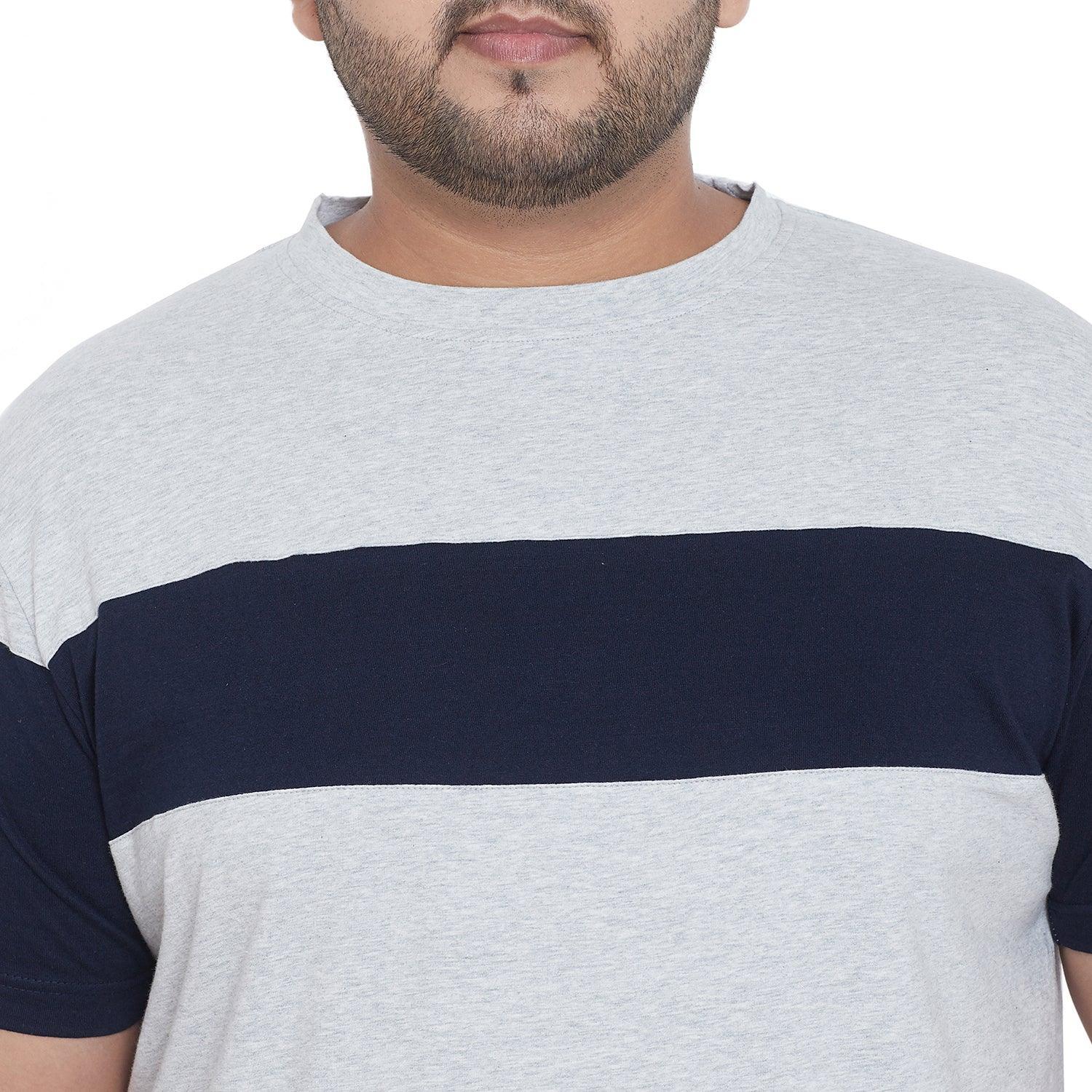 Men Plus Size Rylan Colorblock Round Neck Tshirt - Image 6