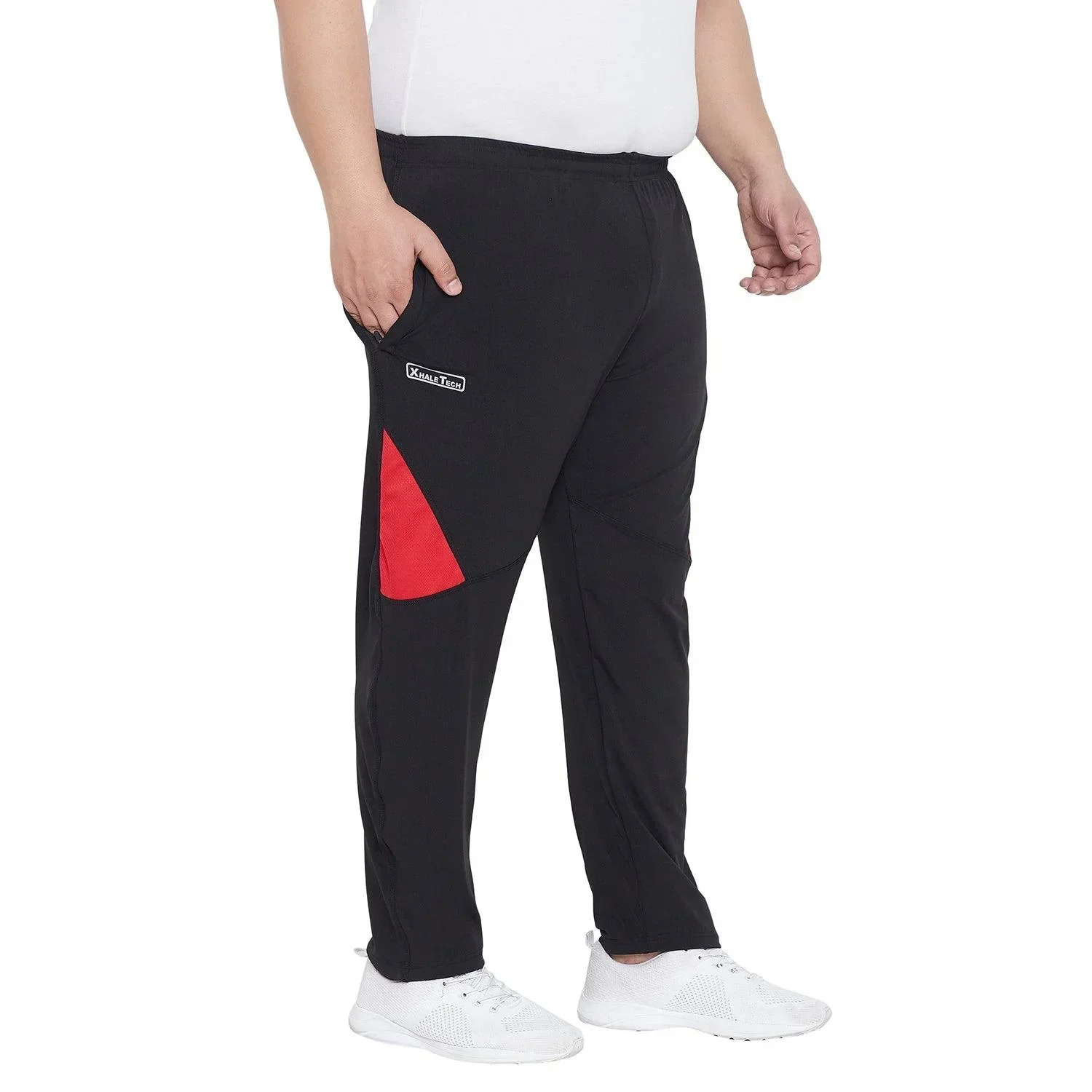 Men Plus Size Slack Colorblock Trackpant - Image 4