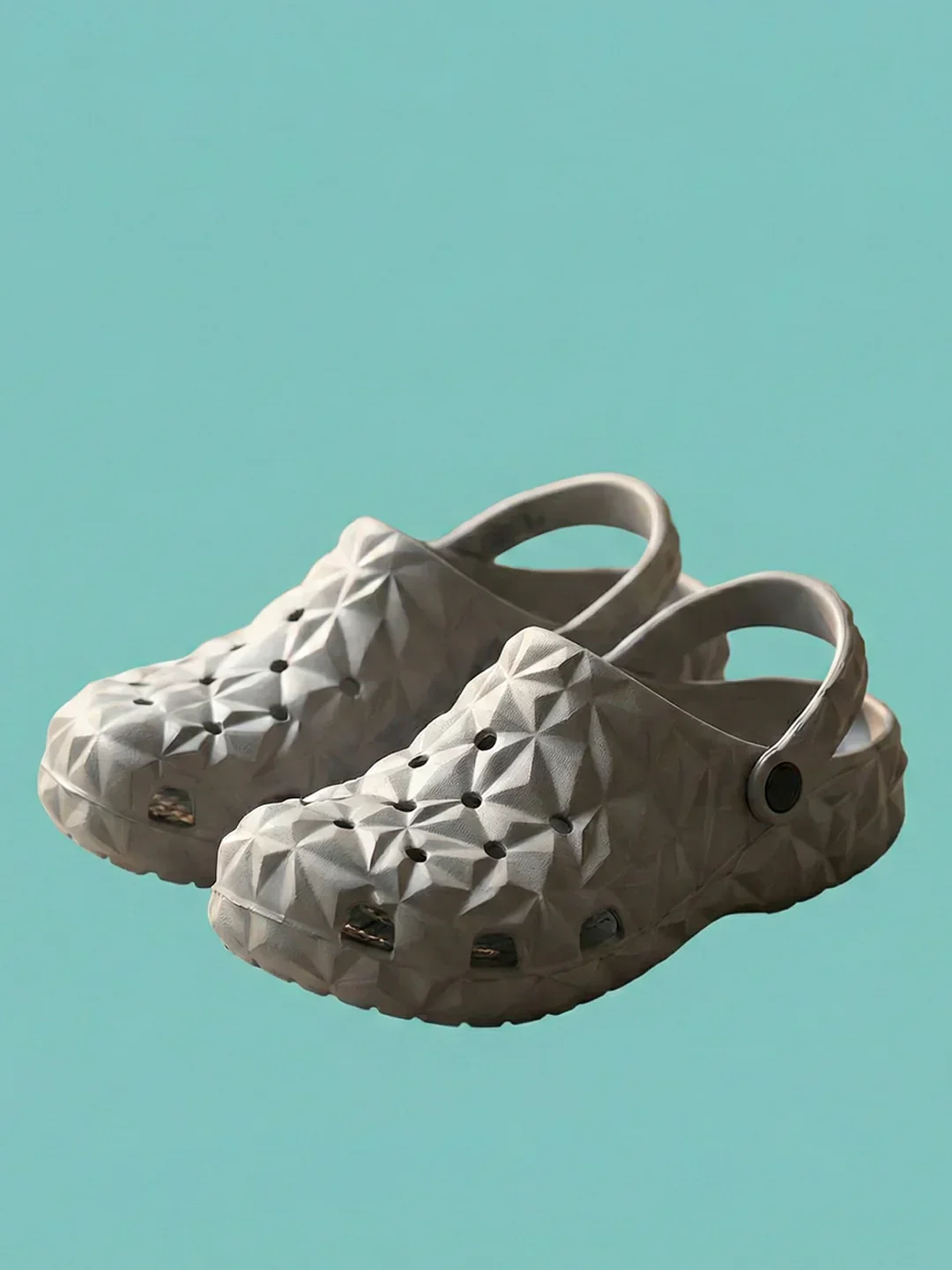 bigbanana Sparkler-Grey Unisex Clogs - Image 3
