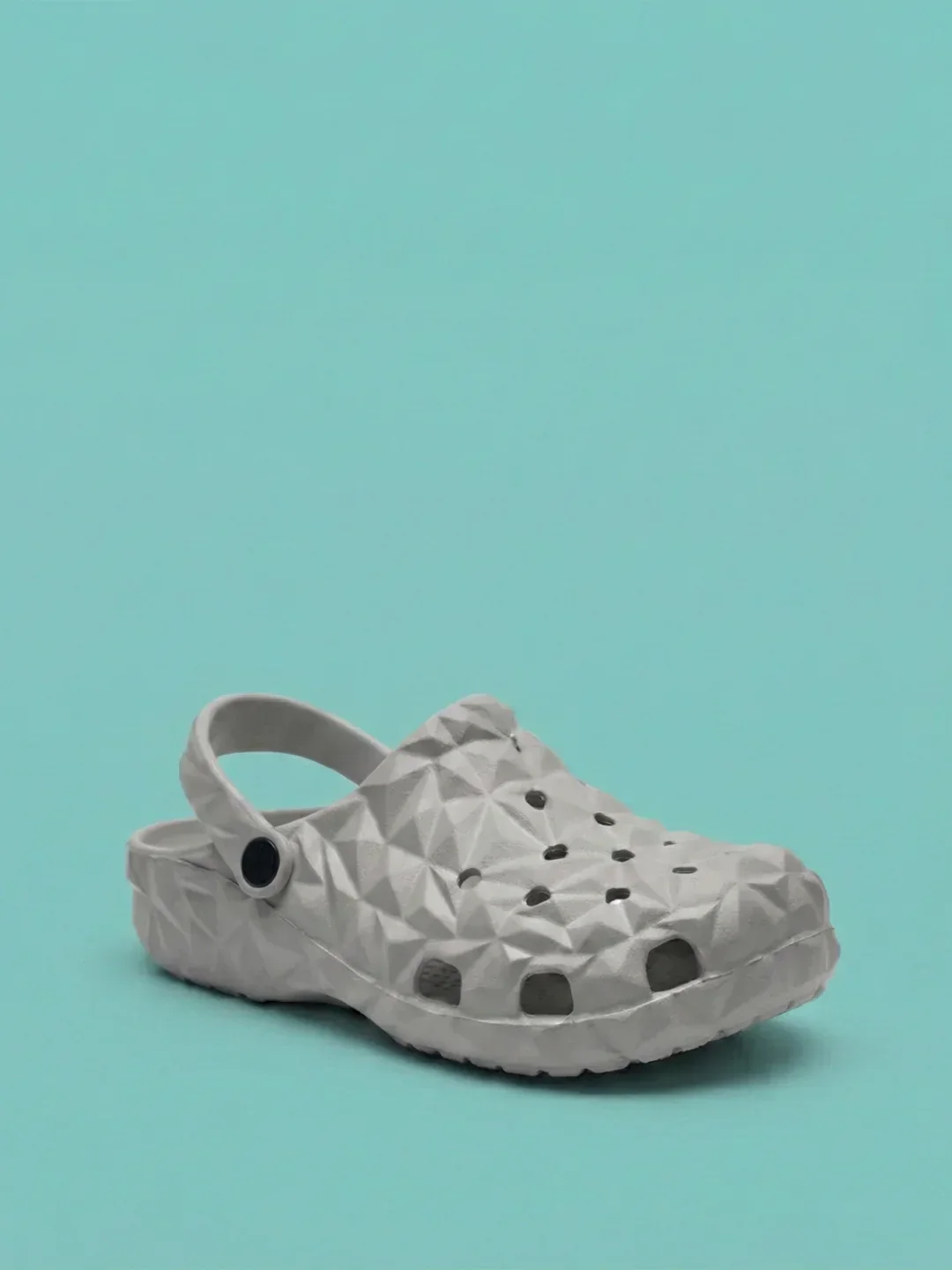 bigbanana Sparkler-Grey Unisex Clogs - Image 4