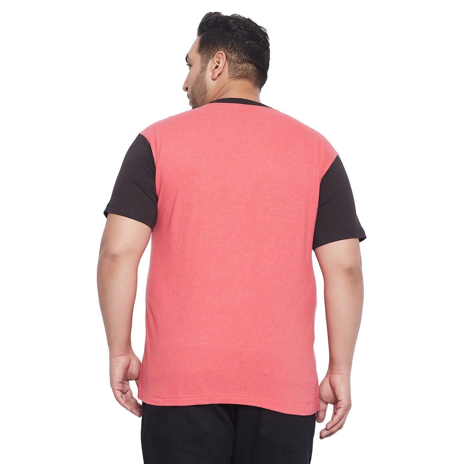 Men Plus Size Swayer Colorblock Round Neck Tshirt - Image 5