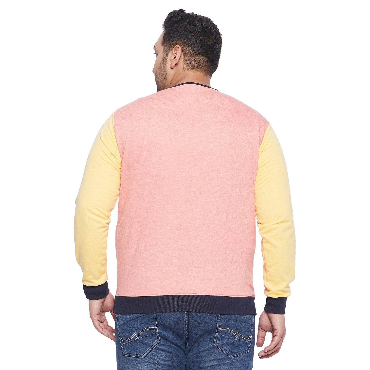 Men Plus Size Tedybru Colorblock Sweatshirt - Image 5