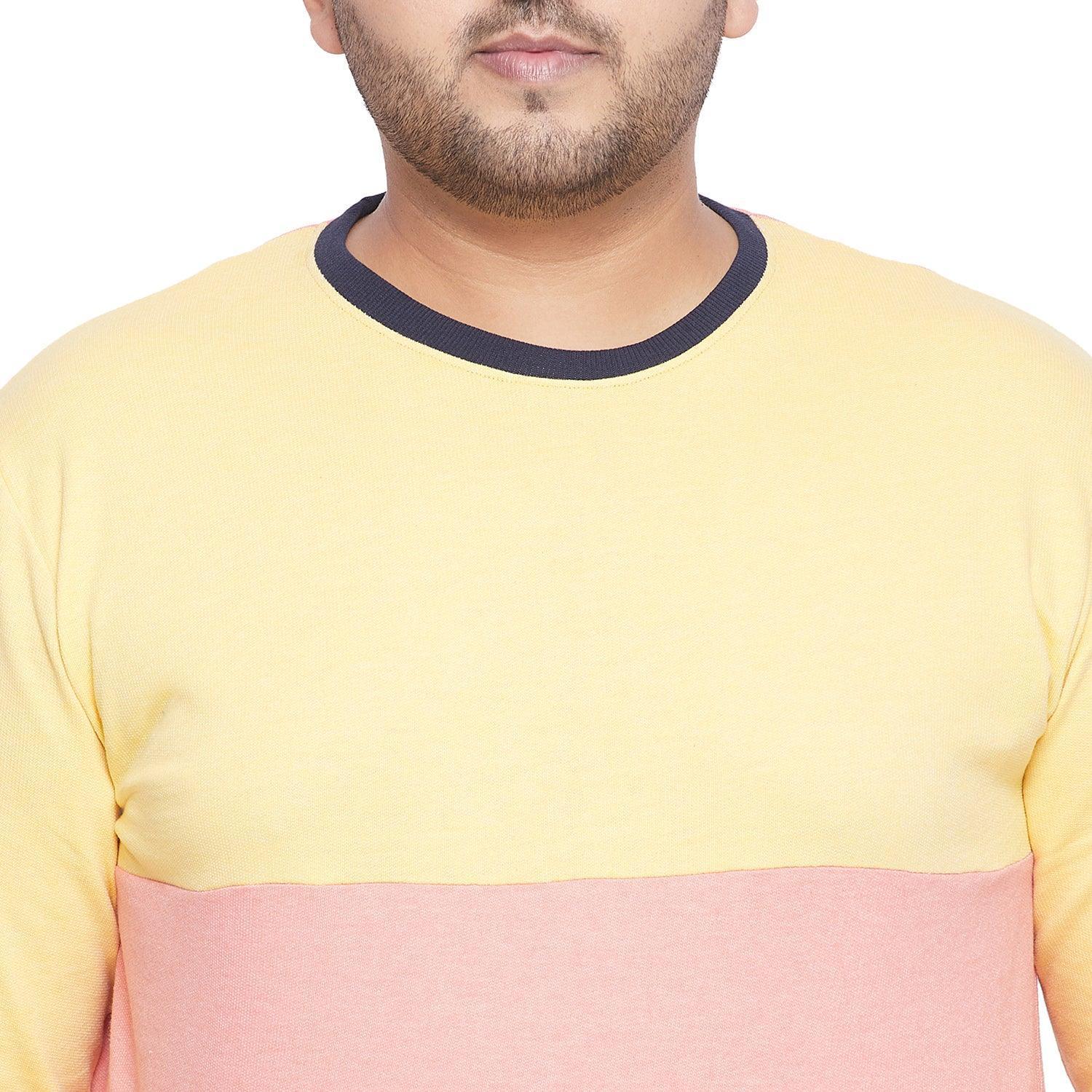 Men Plus Size Tedybru Colorblock Sweatshirt - Image 6