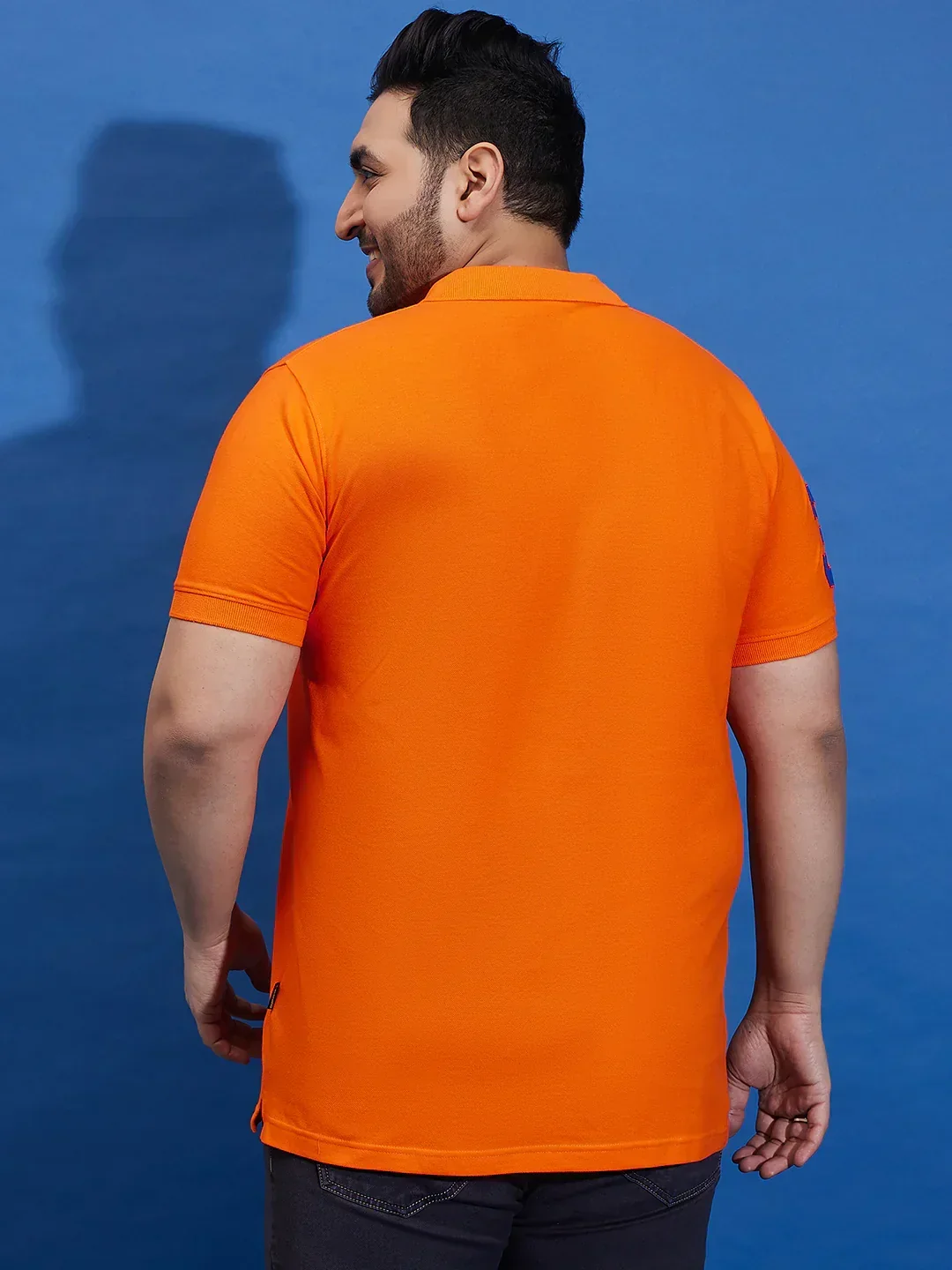Men Plus Size TIM-O Solid Polo Tshirt - Image 5
