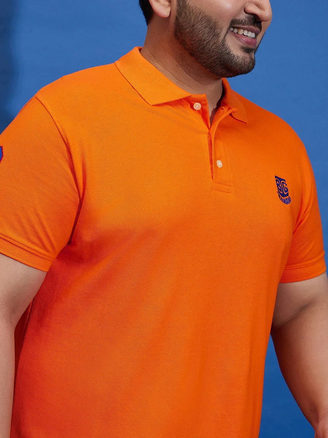 Men Plus Size TIM-O Solid Polo Tshirt - Image 6