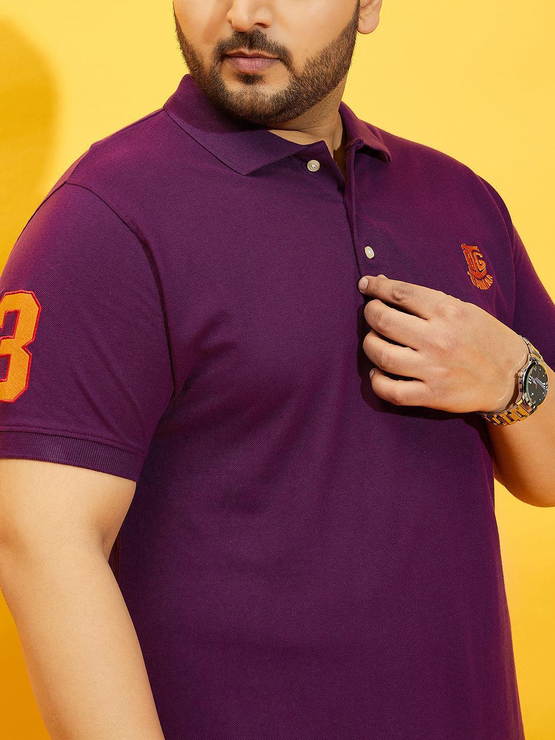 Men Plus Size TIM-PR Solid Polo Tshirt - Image 7
