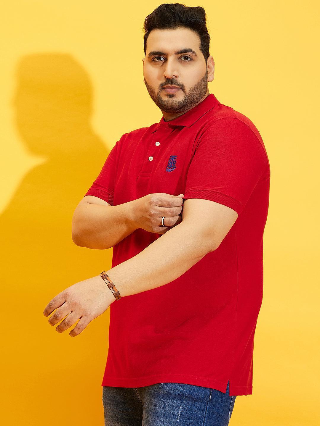 Men Plus Size Tim-R Solid Polo Tshirt - Image 6