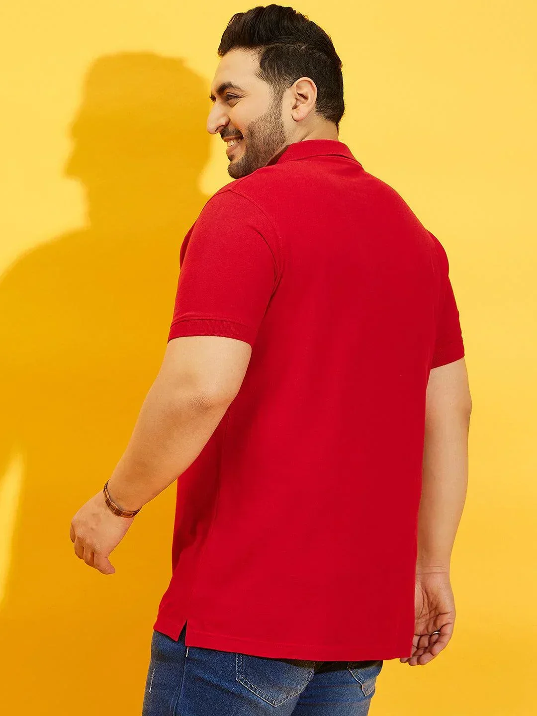 Men Plus Size Tim-R Solid Polo Tshirt - Image 8