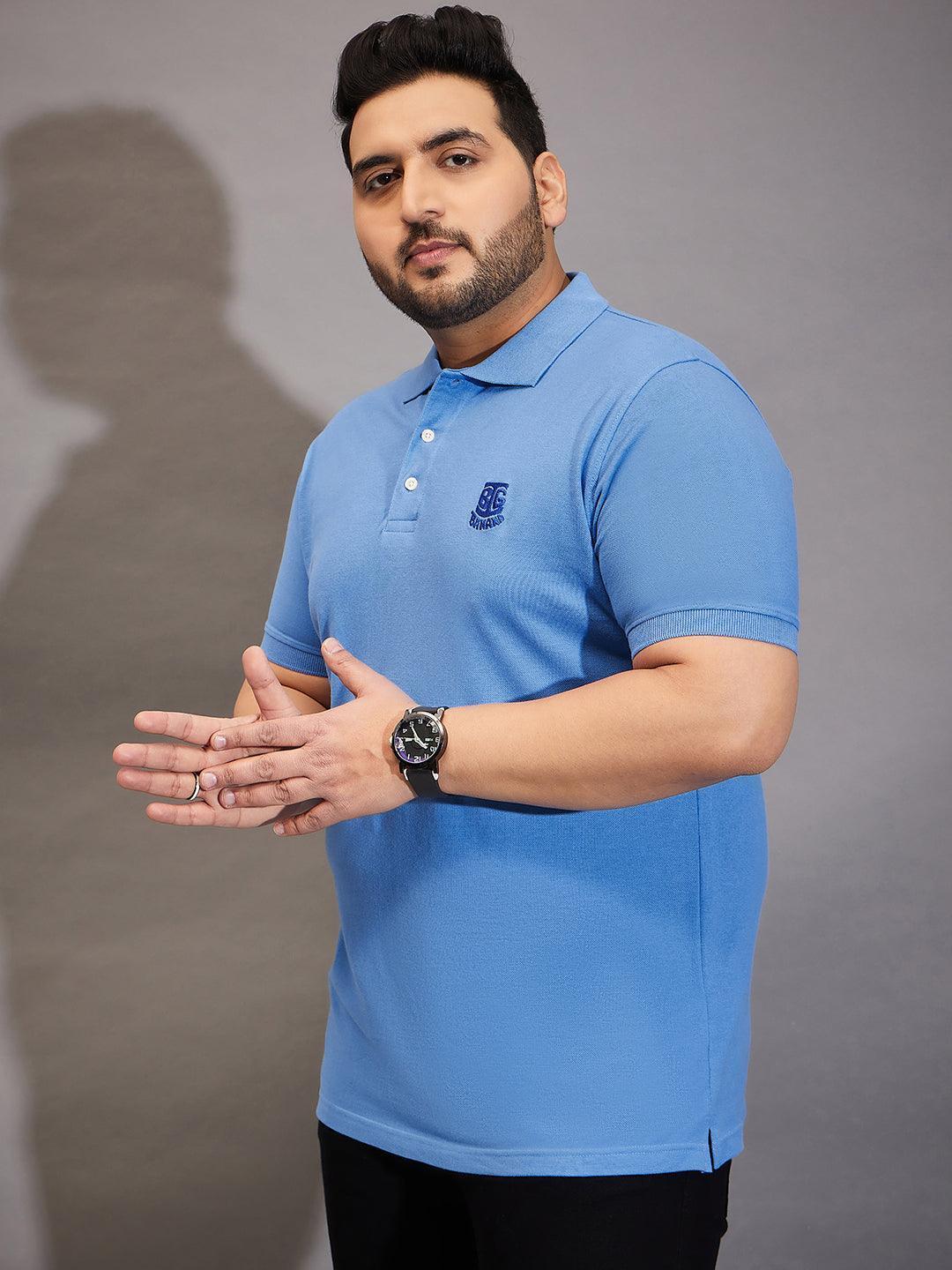 Men Plus Size Tim-SB Solid Polo Tshirt - Image 4