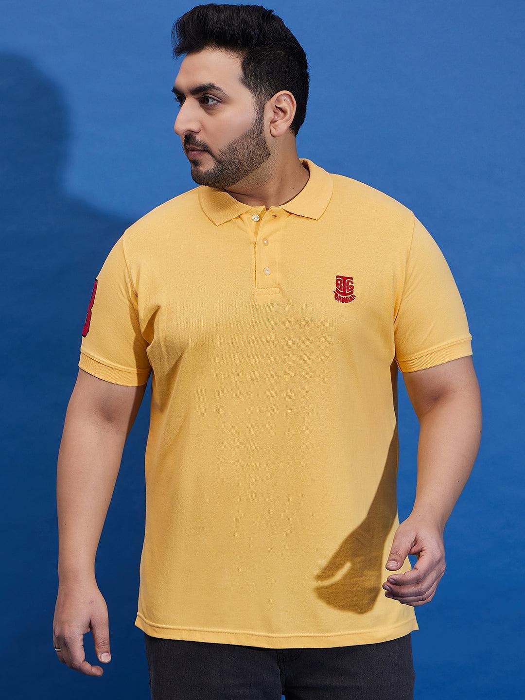 Men Plus Size Tim-Y Solid Polo Tshirt - Image 3