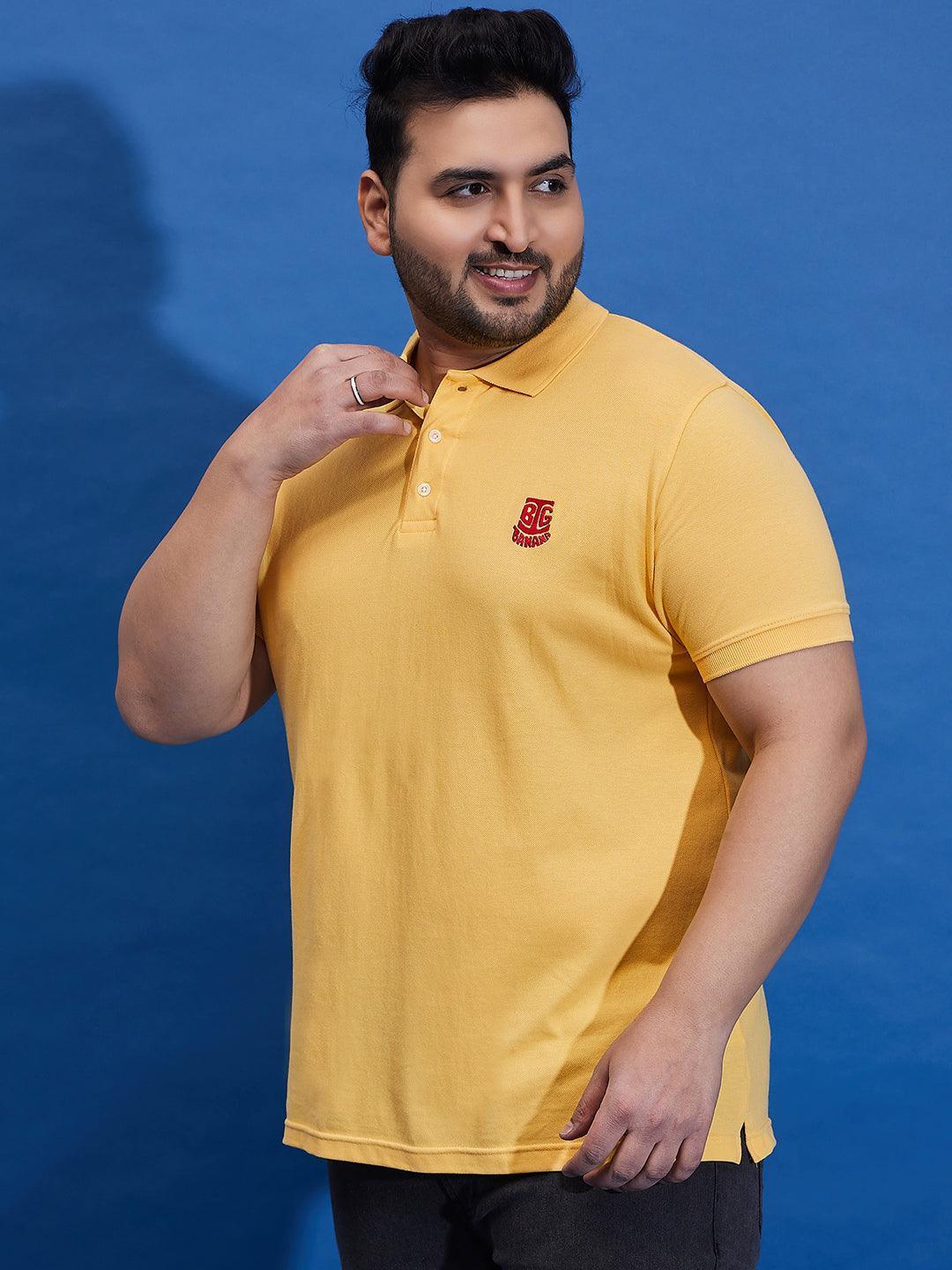 Men Plus Size Tim-Y Solid Polo Tshirt - Image 4