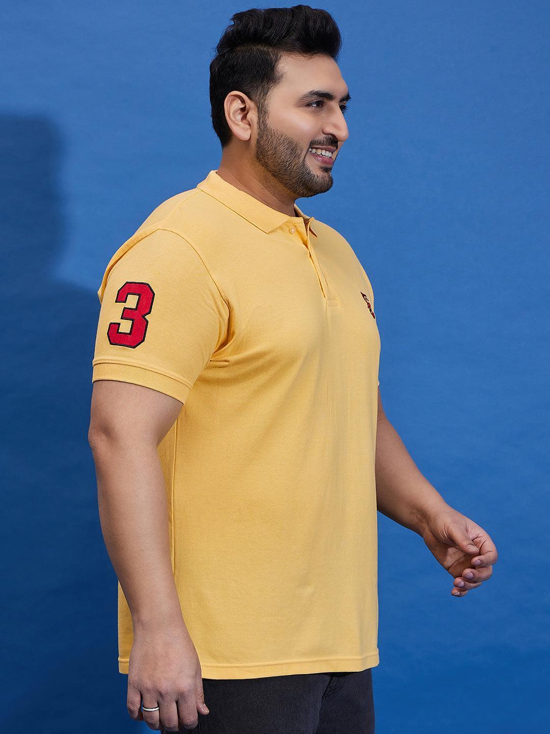Men Plus Size Tim-Y Solid Polo Tshirt - Image 5