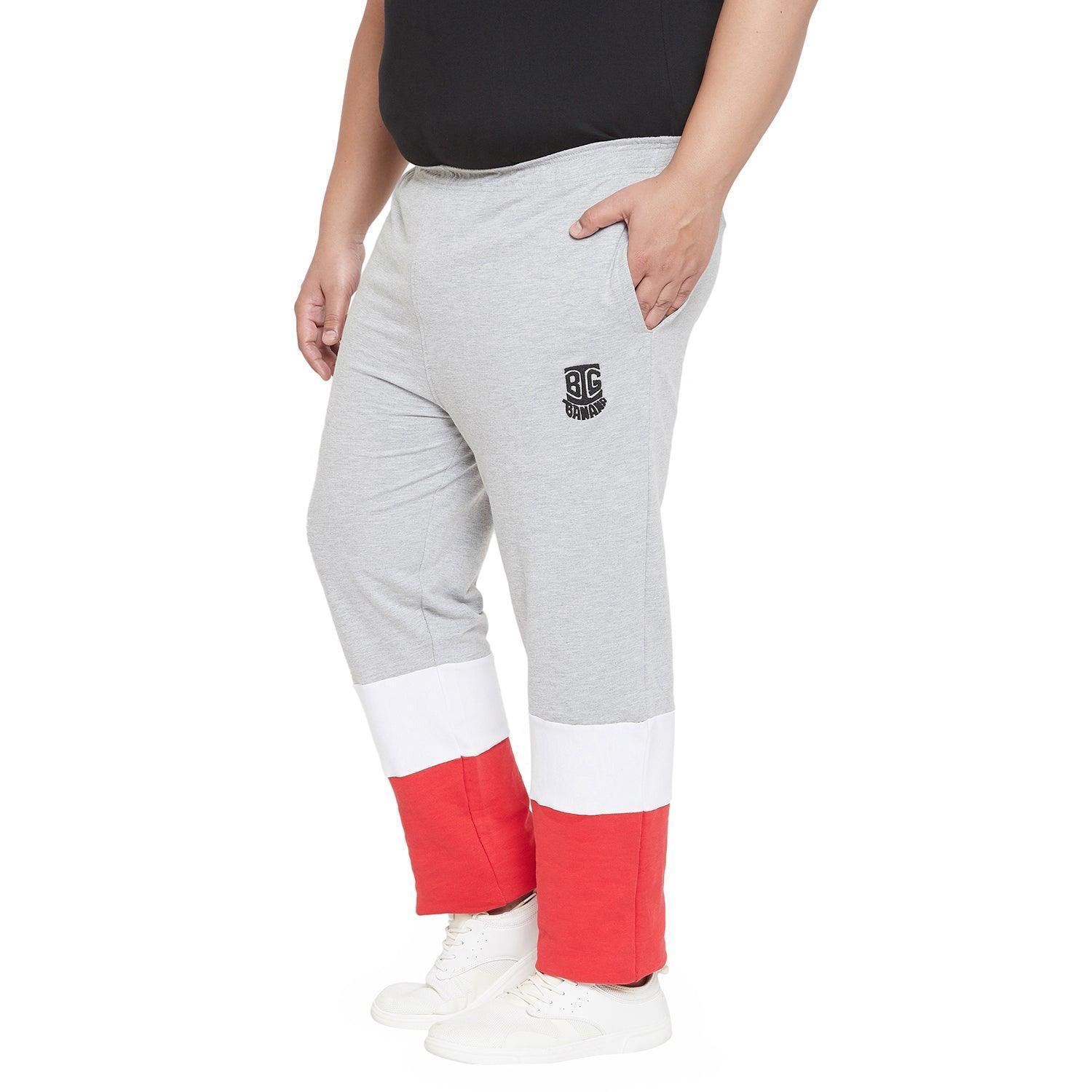 Men Plus Size Vivsie Colorblock Trackpants - Image 3