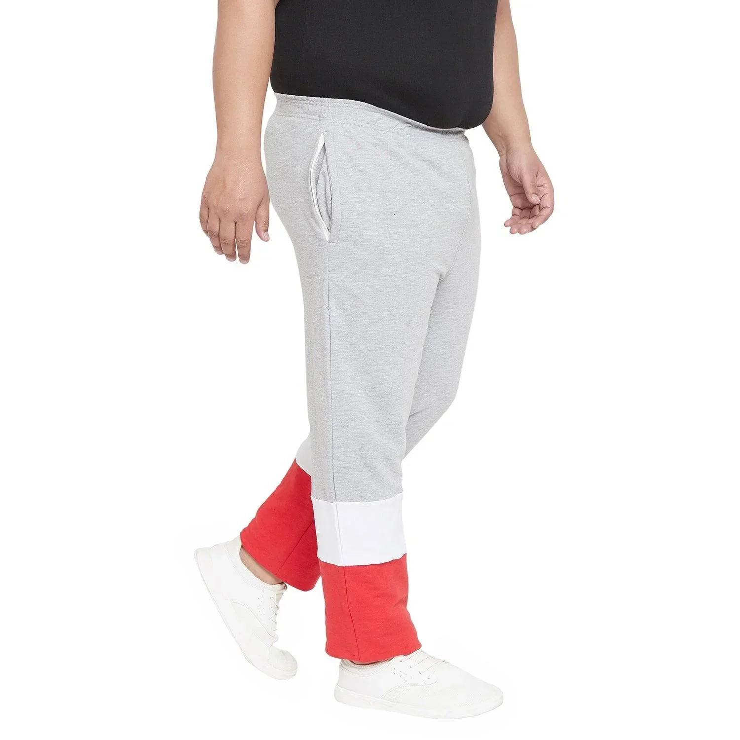 Men Plus Size Vivsie Colorblock Trackpants - Image 4