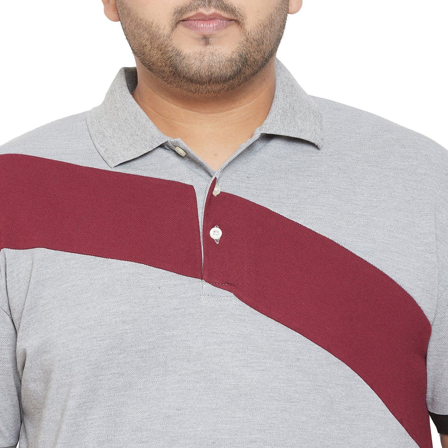 Men Plus Size Wicks Colorblock Polo Tshirt - Image 6