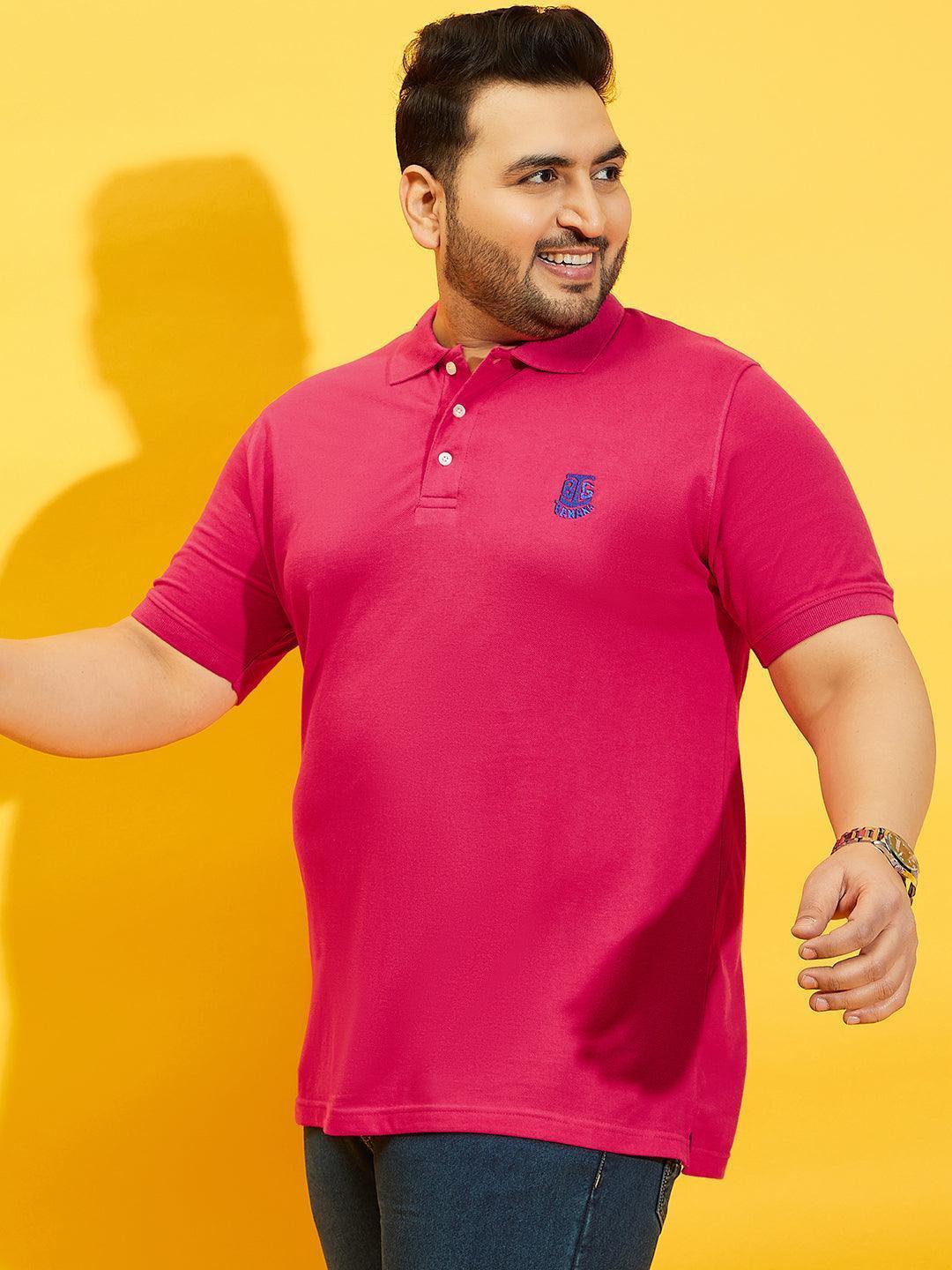 Men Plus Size Tim-MG Solid Polo Tshirt - Image 4